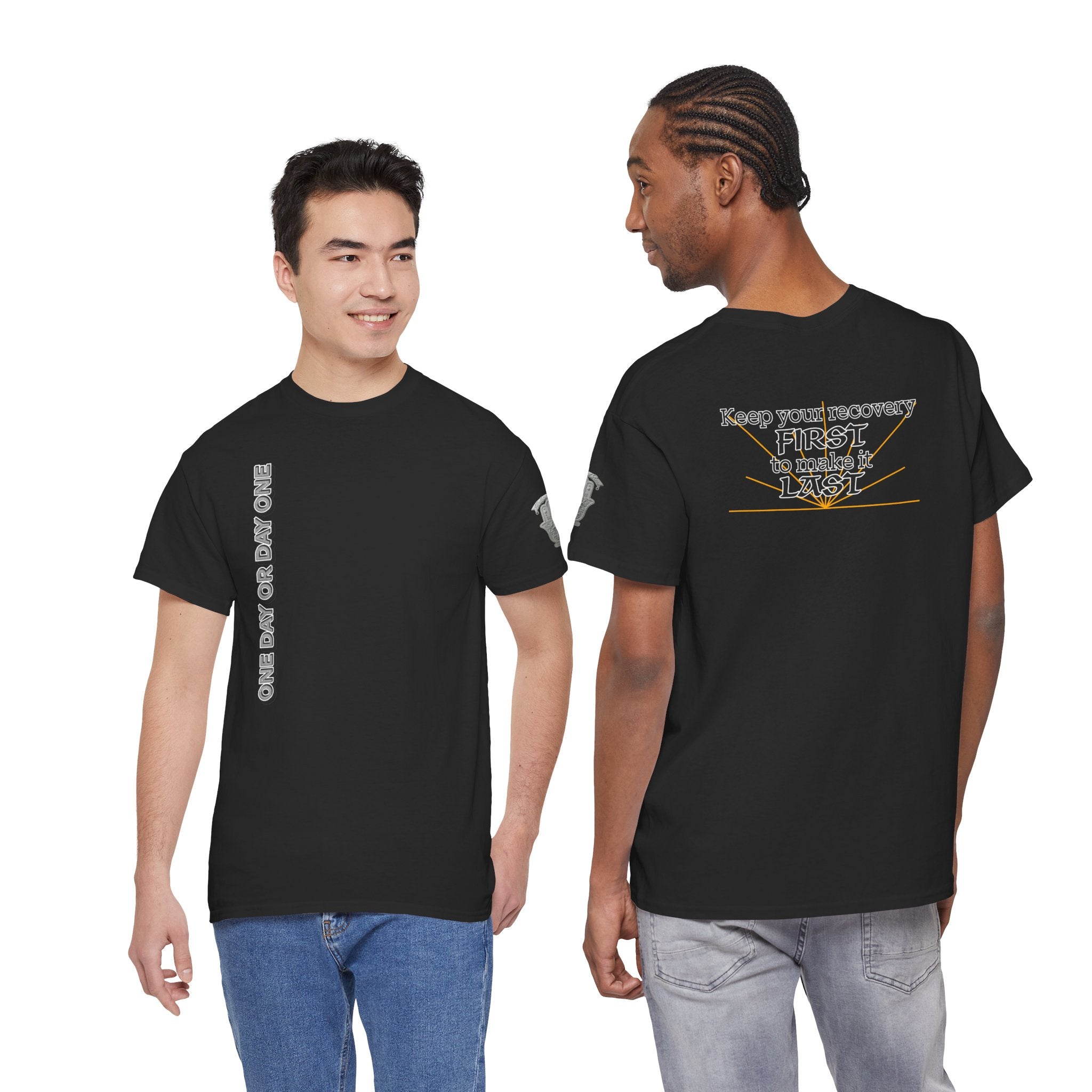 “Keep Your Recovery First to Make It Last” Motivational Shirt