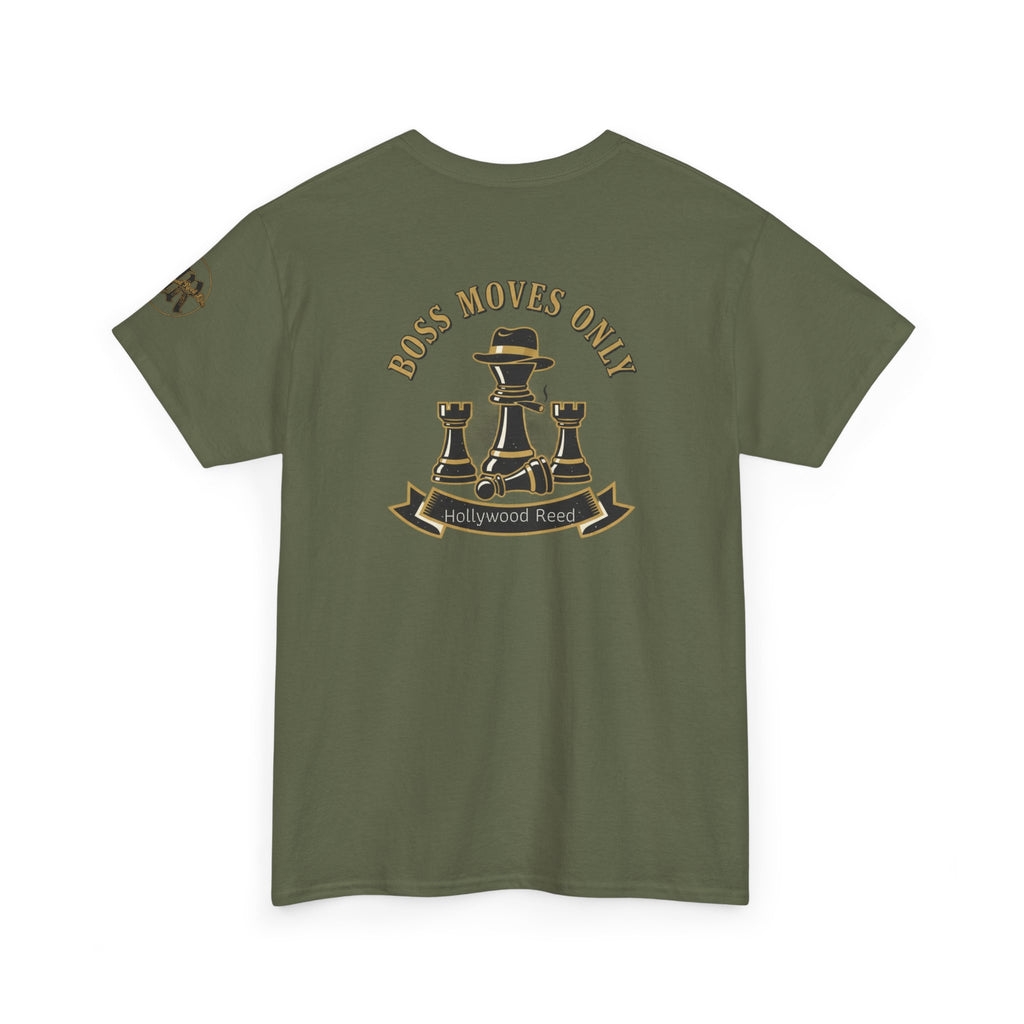 Boss Moves Only Tee — 'Boss Moves Only' Graphic Short-Sleeve T-Shirt for Players & Fans