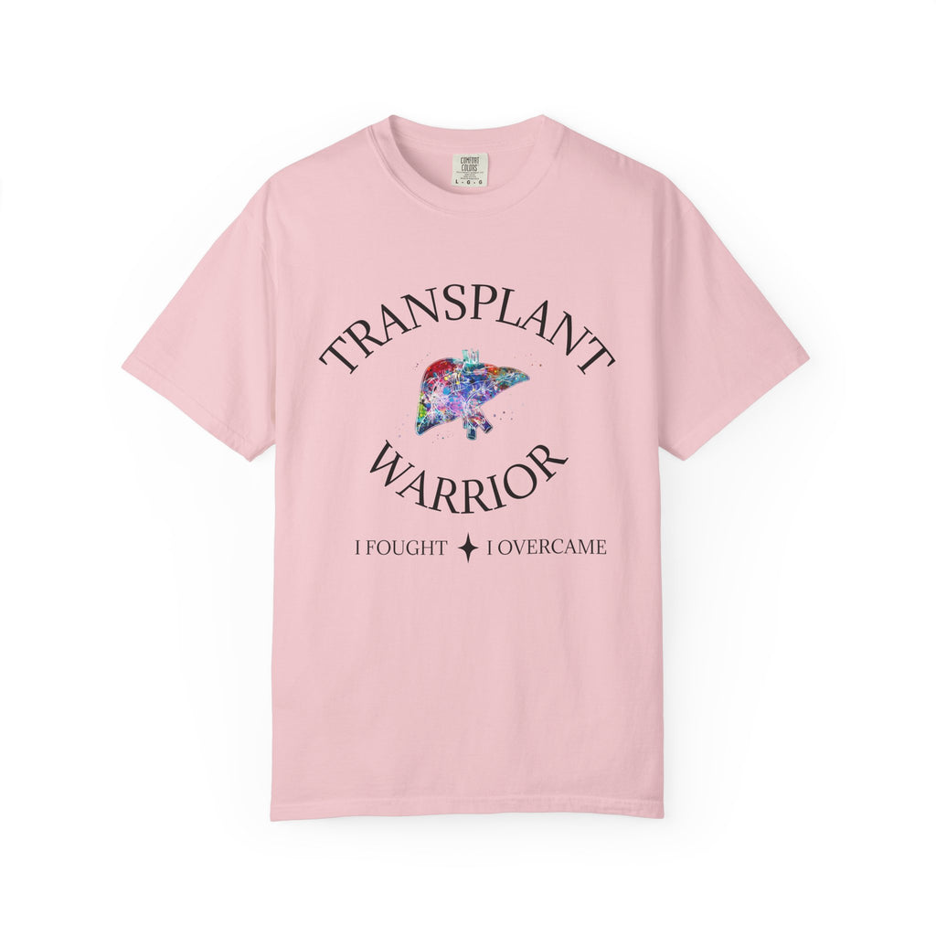 Liver Transplant Warrior T-Shirt — I Fought & I Overcame Liver Transplant Survivor Tee