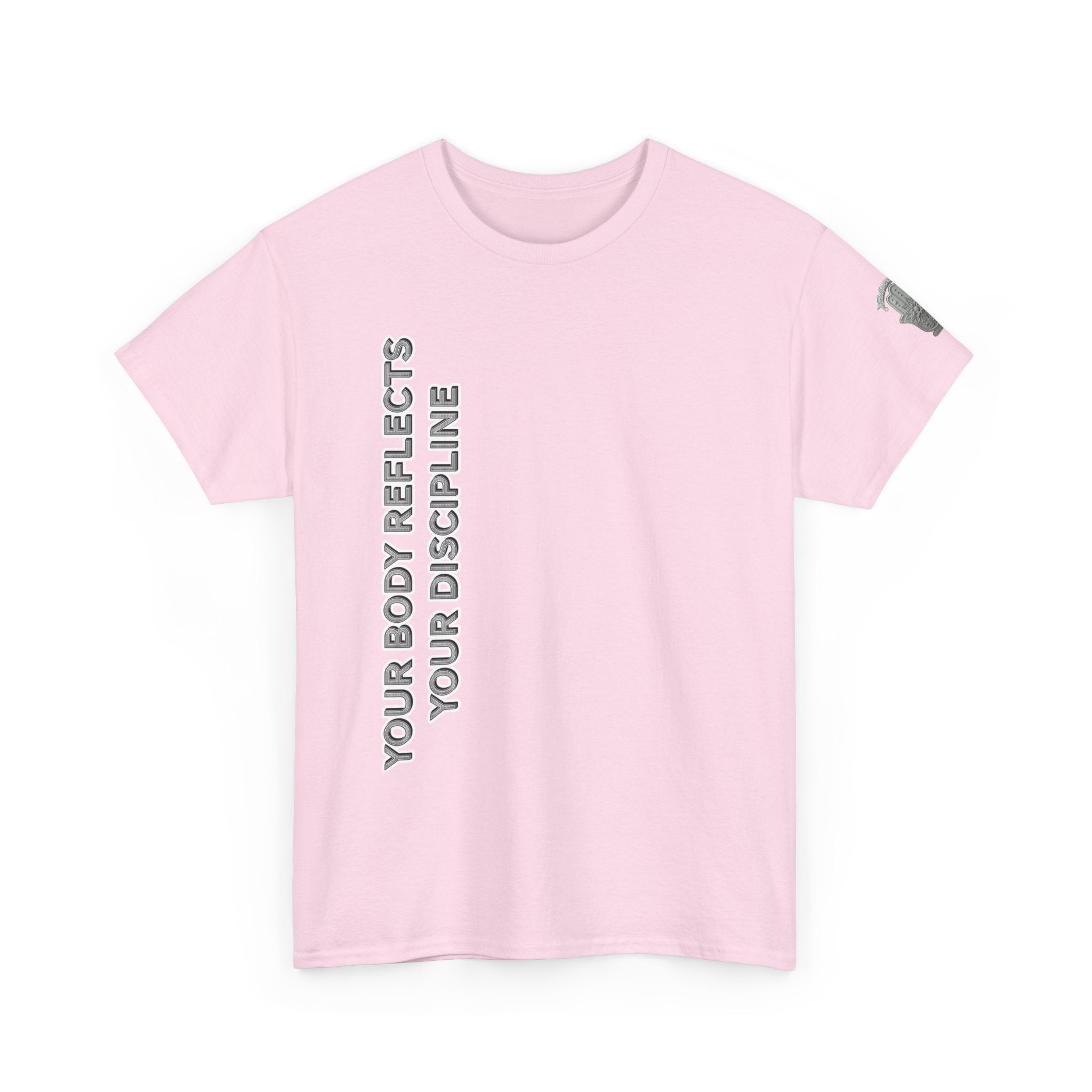 Motivational Fitness Tee — “Your Body Reflects Your Discipline” Training Shirt