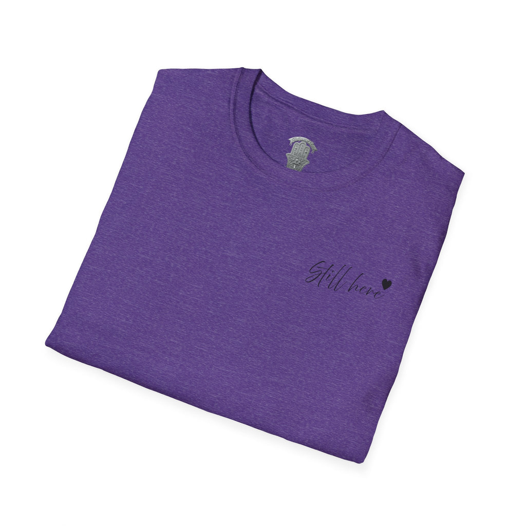Still Here Tee - Inspiration Recovery T Shirt from Recovery Cartel