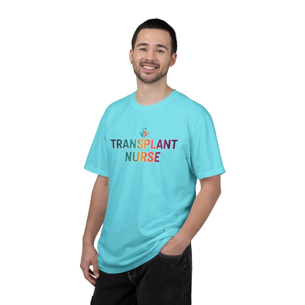 Transplant Nurse T-Shirt — Colorful Healthcare Pride Tee