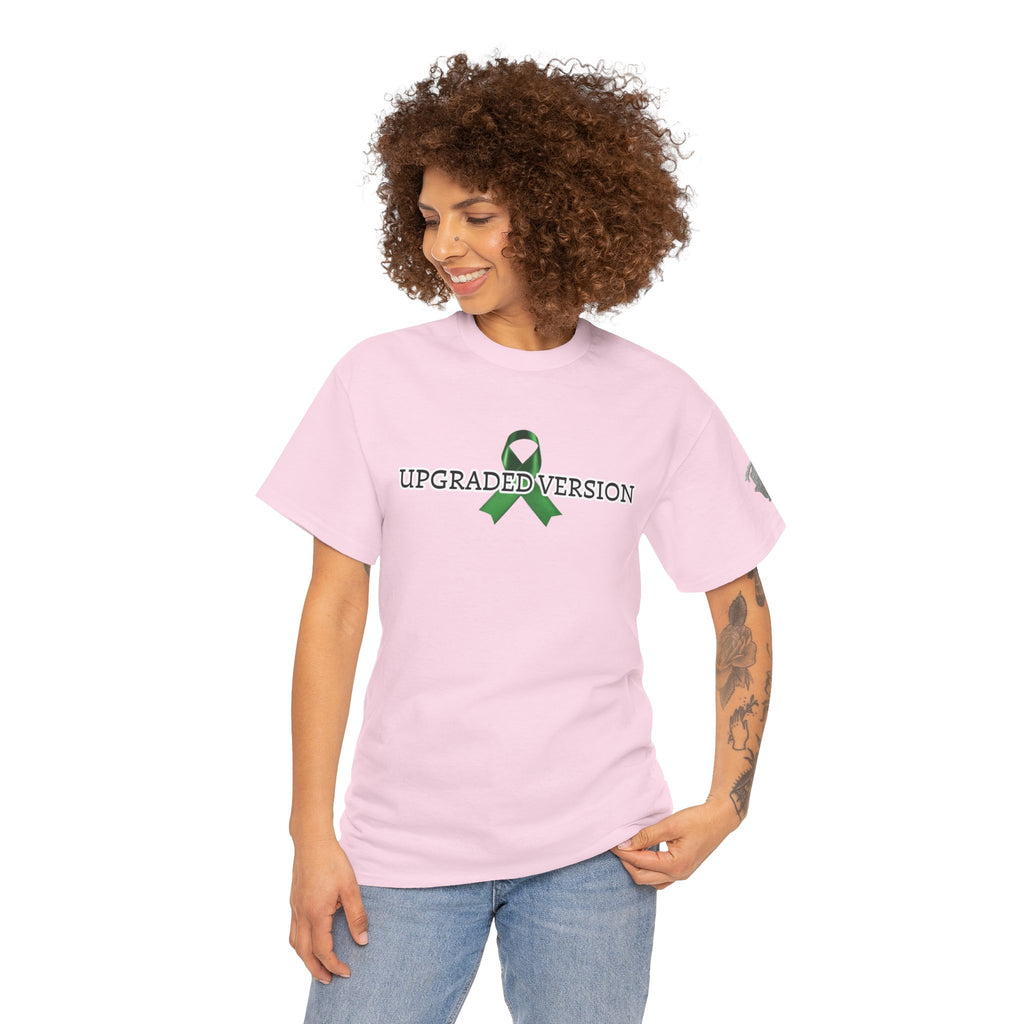 Liver 2.0 Tee — 'Upgraded Version' Green Awareness Ribbon Shirt
