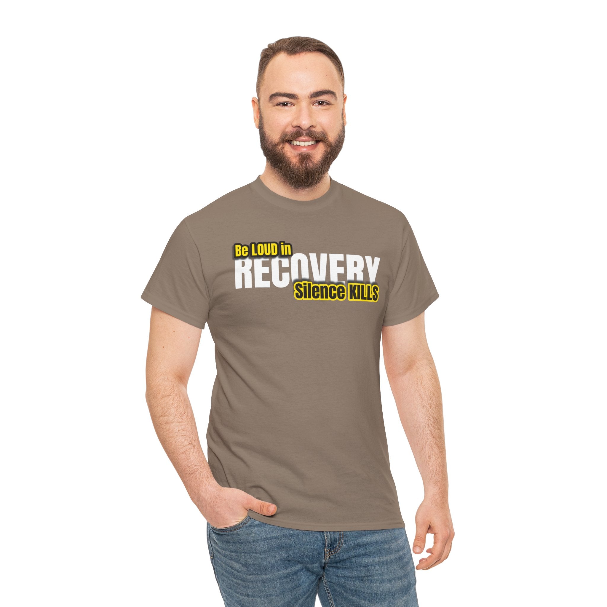 Be Loud in Recovery, Silence Kills T shirt