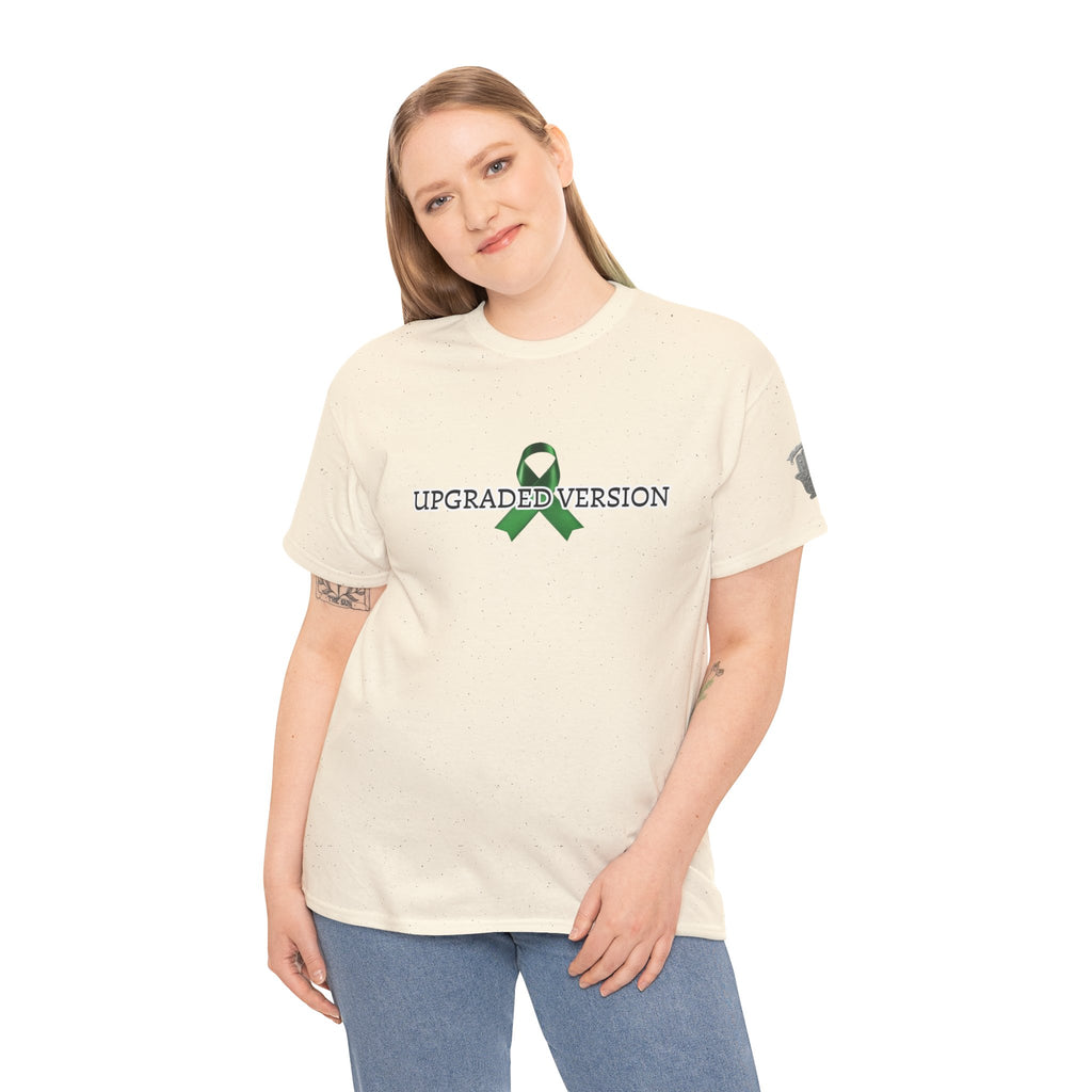 "Upgraded Version / Heart 2.0" Green Ribbon Recovery Tee