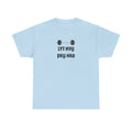 Gym Tee — "Lift Heavy, Pray Hard" Barbell Workout T-Shirt