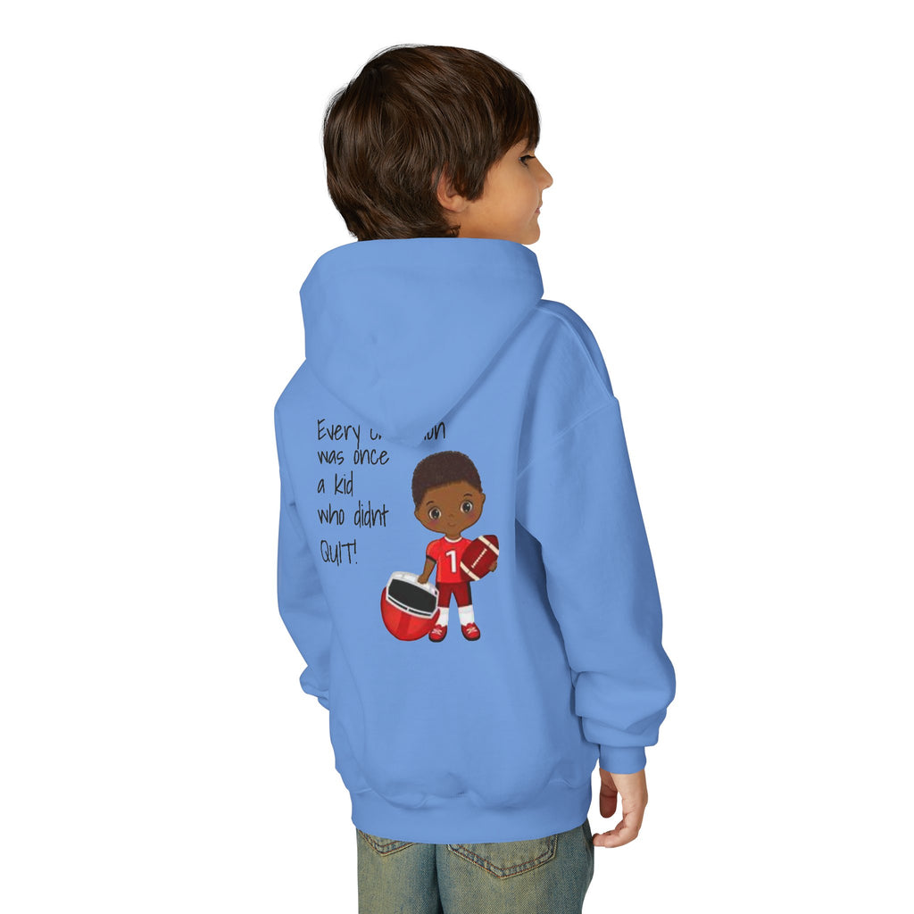 "Every Champion Was Once a Kid Who Didn't Quit" Football Kid Graphic Boys Version