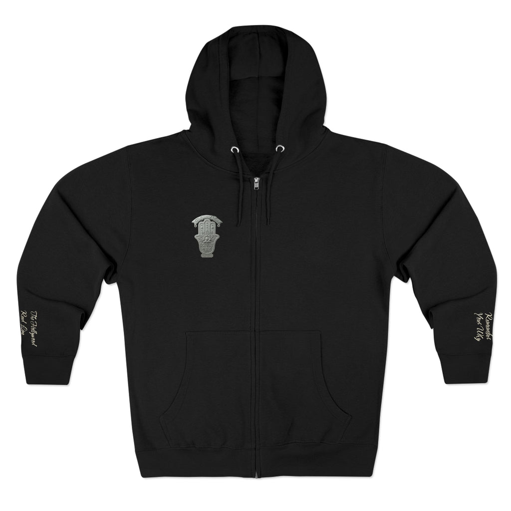 Renewed Ambition Zip Hoodie — Inspirational Script Back Design