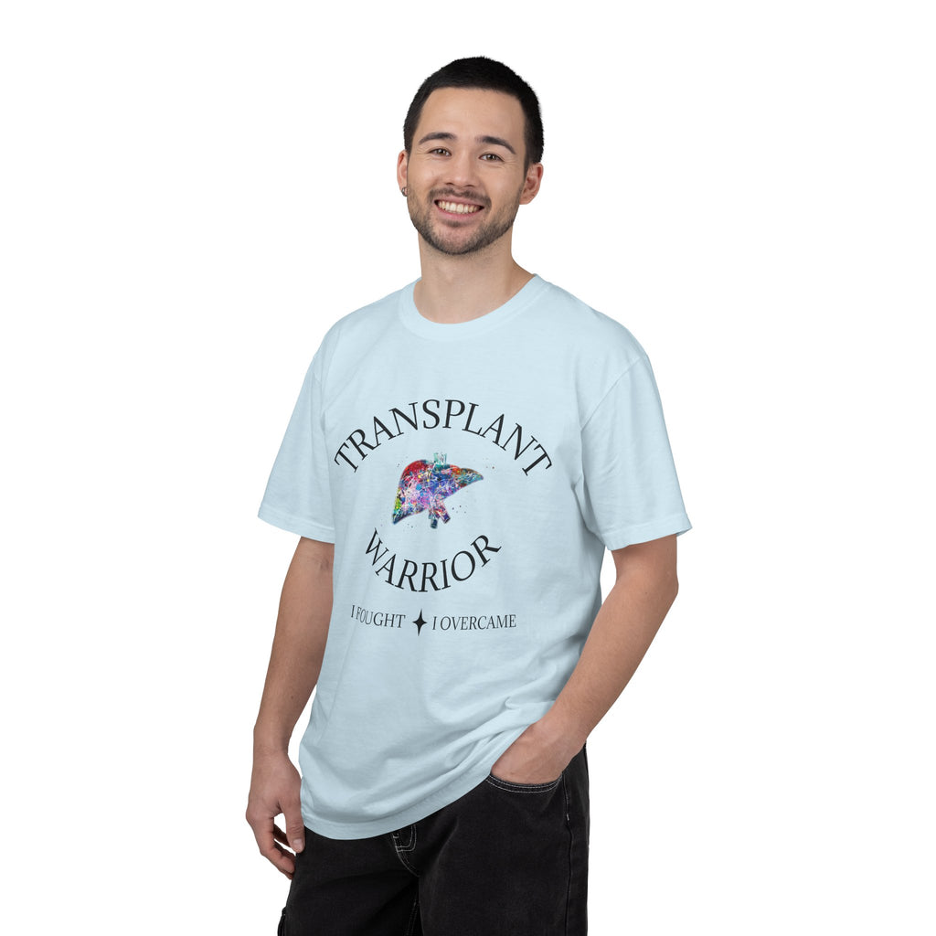 Liver Transplant Warrior T-Shirt — I Fought & I Overcame Liver Transplant Survivor Tee