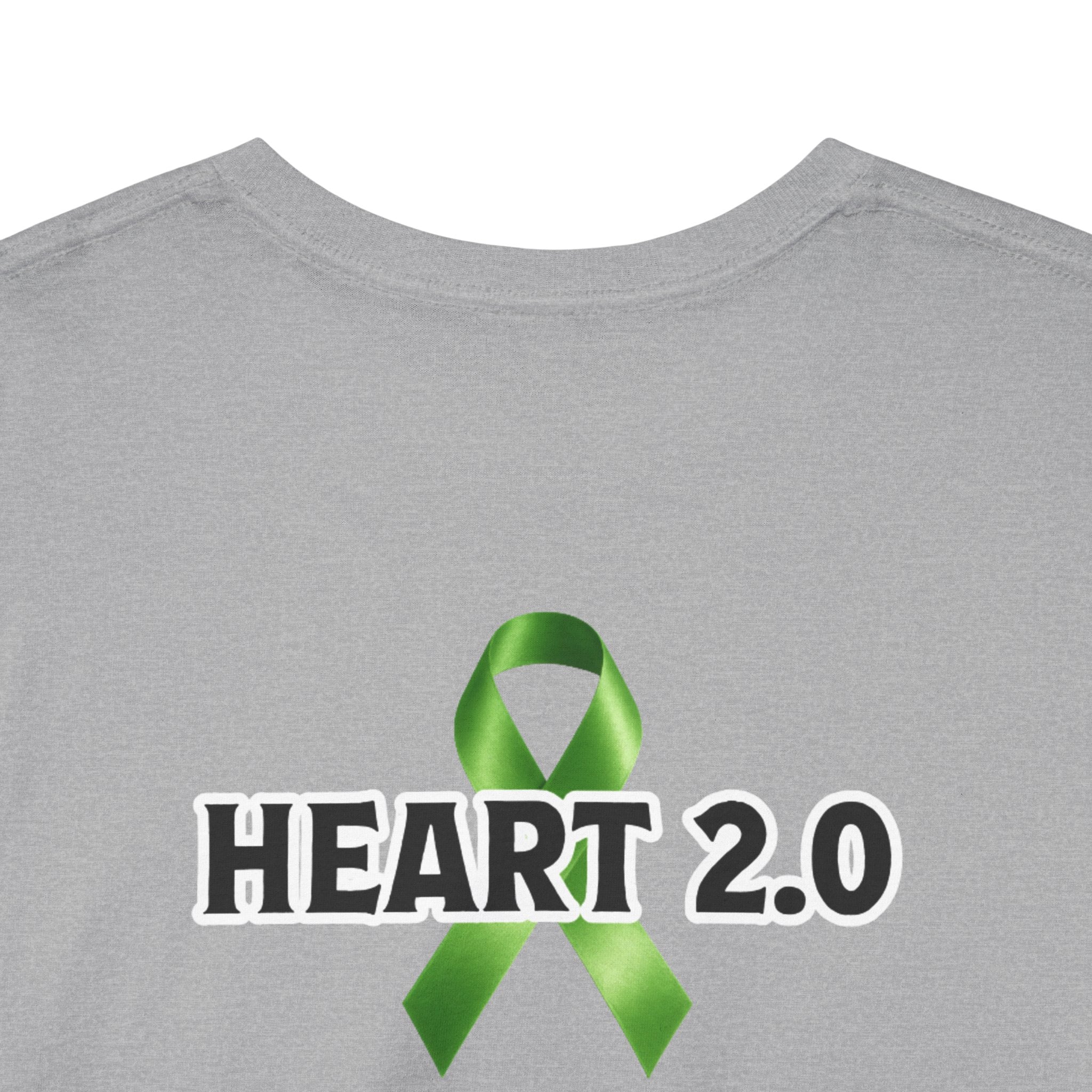 "Upgraded Version / Heart 2.0" Green Ribbon Recovery Tee