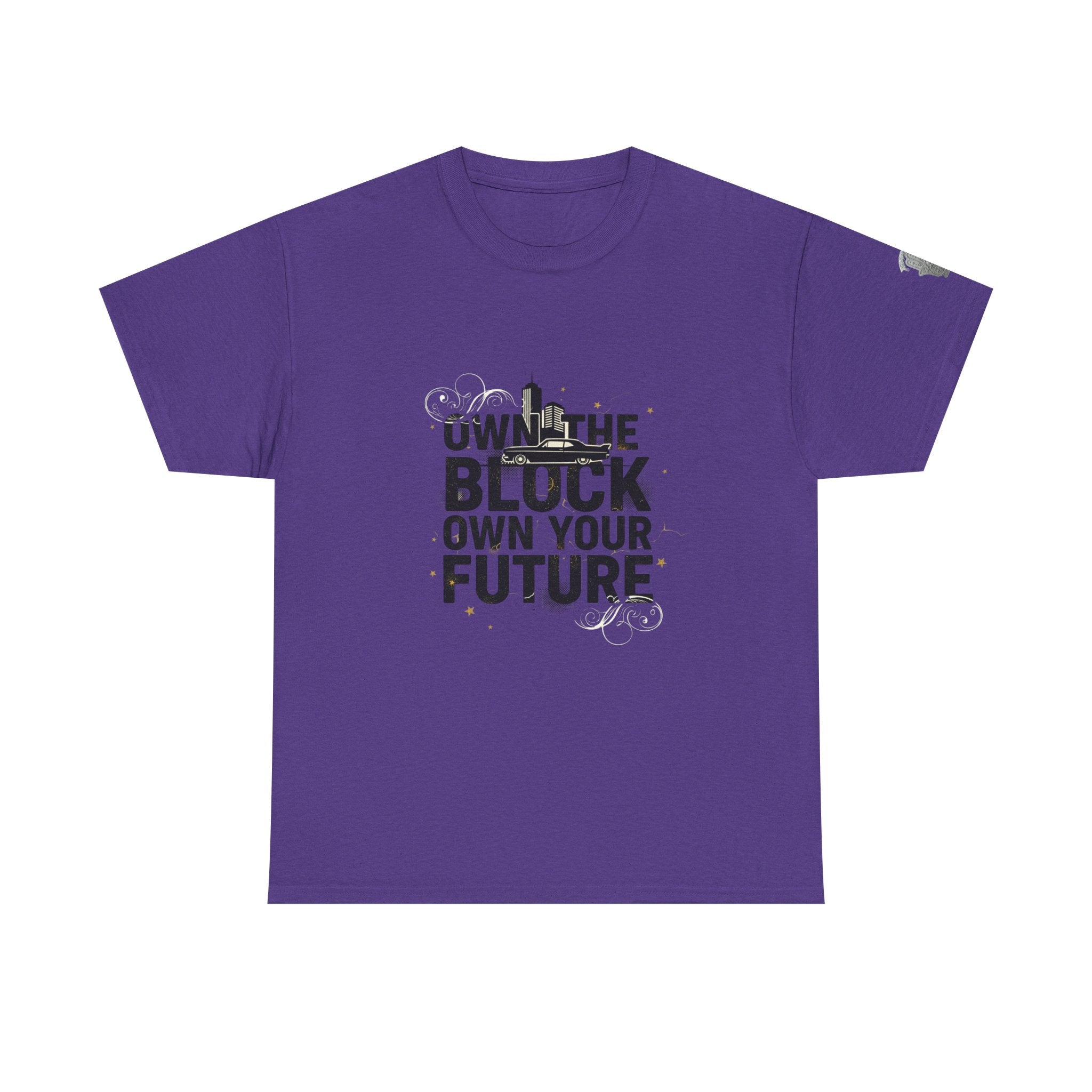 Motivational Tee — “Own the Block, Own Your Future” Graphic T-Shirt