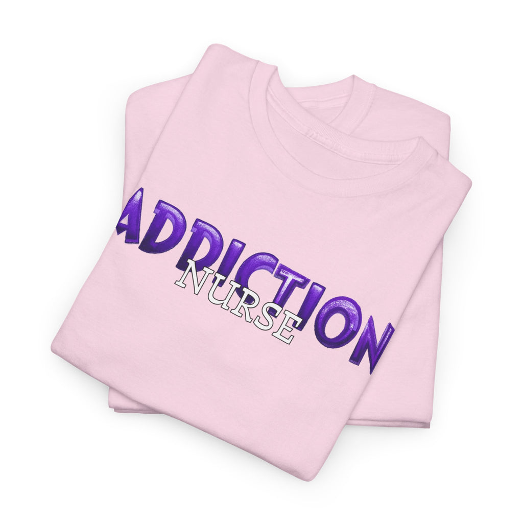 Addiction Nurse Tee  “Progress Not Perfection” Recovery Shirt