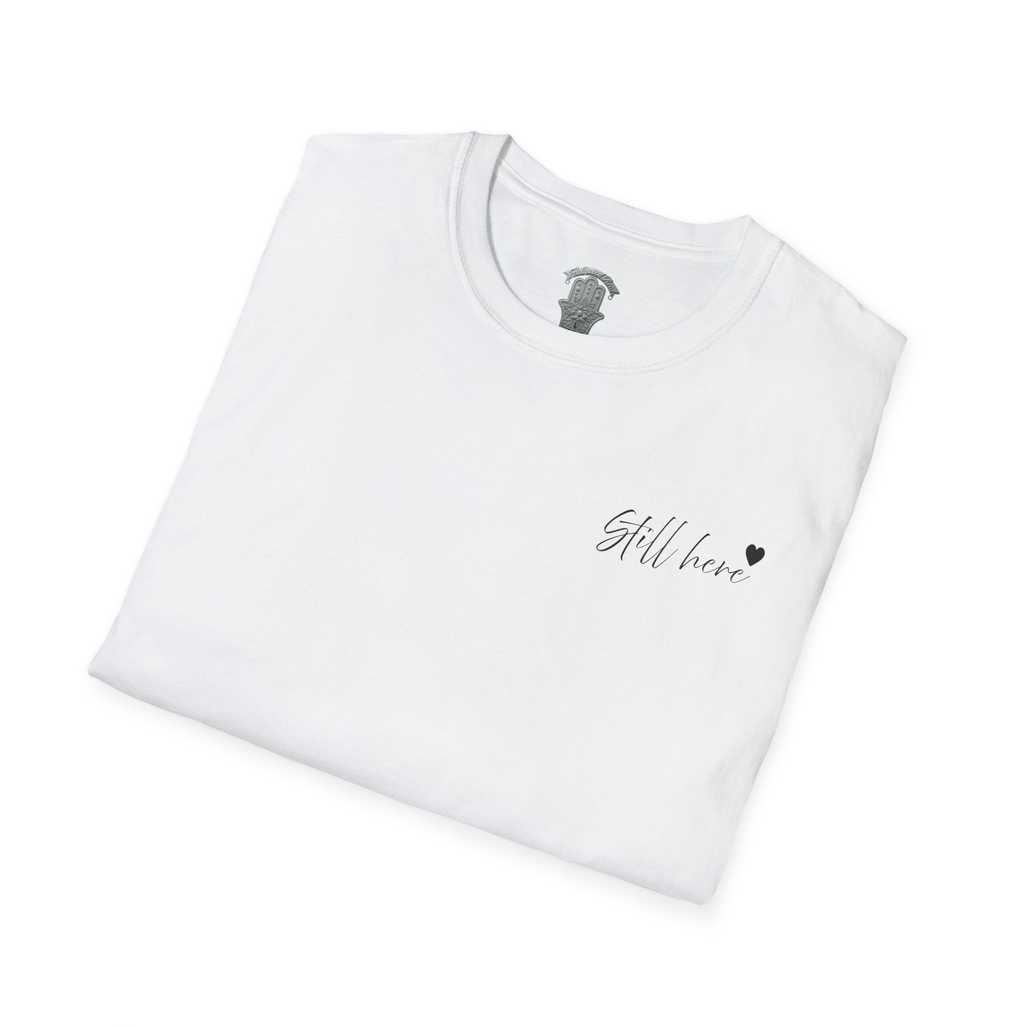 Still Here Tee - Inspiration Recovery T Shirt from Recovery Cartel