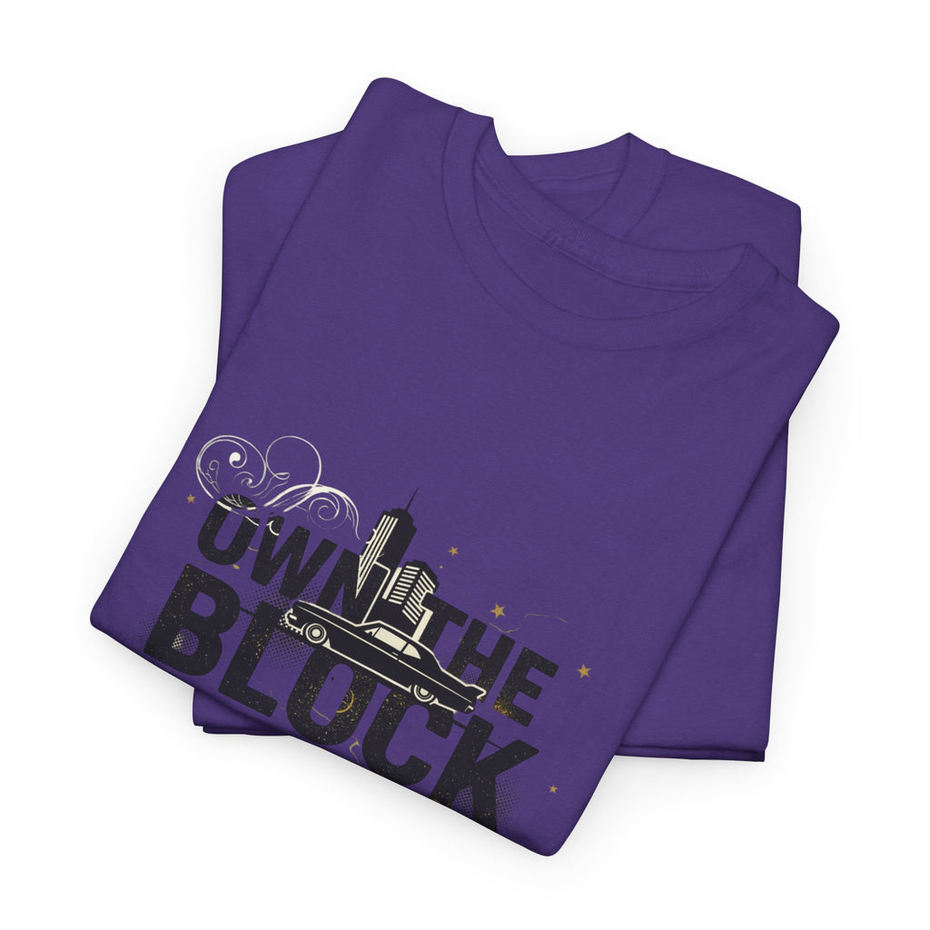 Motivational Tee — “Own the Block, Own Your Future” Graphic T-Shirt