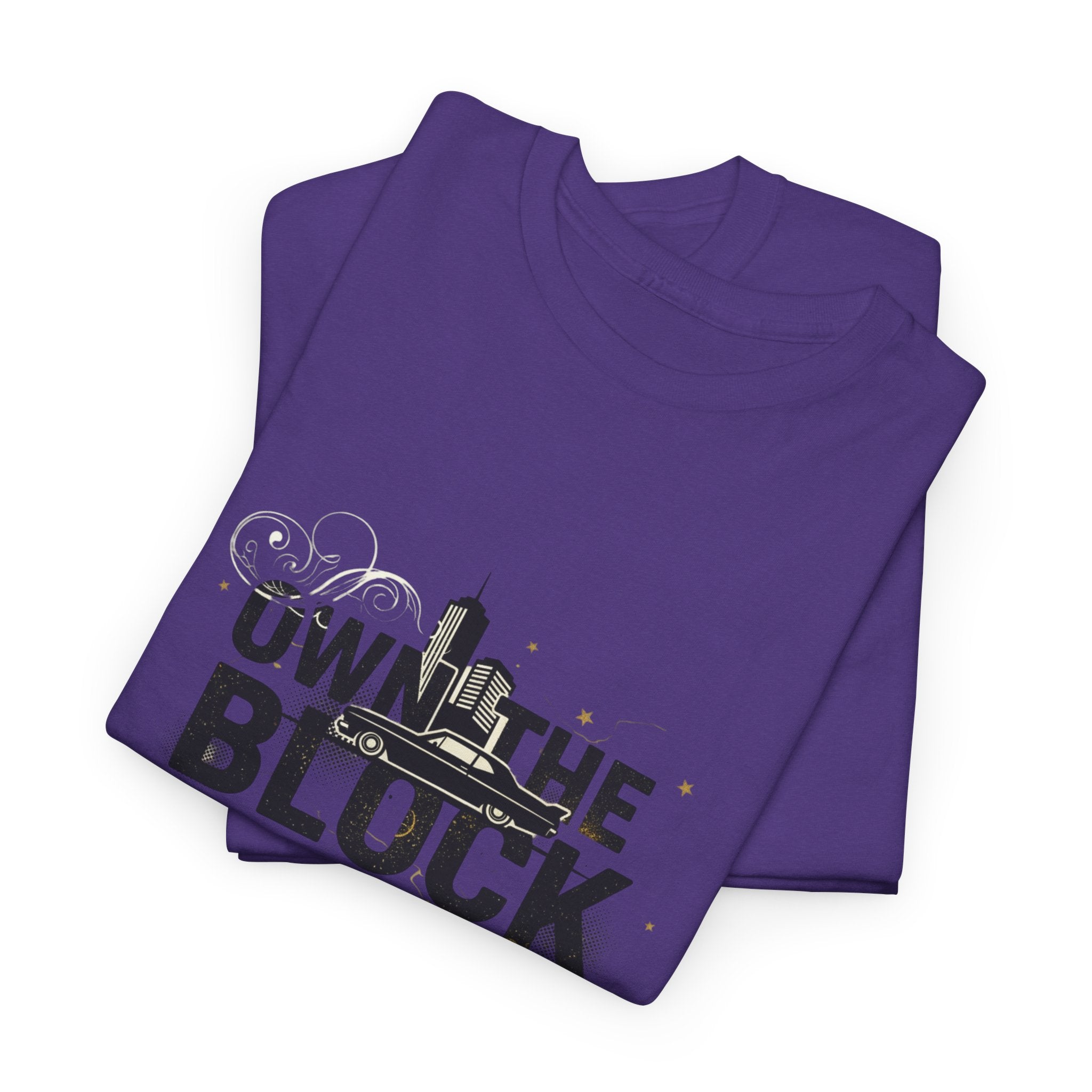 Motivational Tee — “Own the Block, Own Your Future” Graphic T-Shirt
