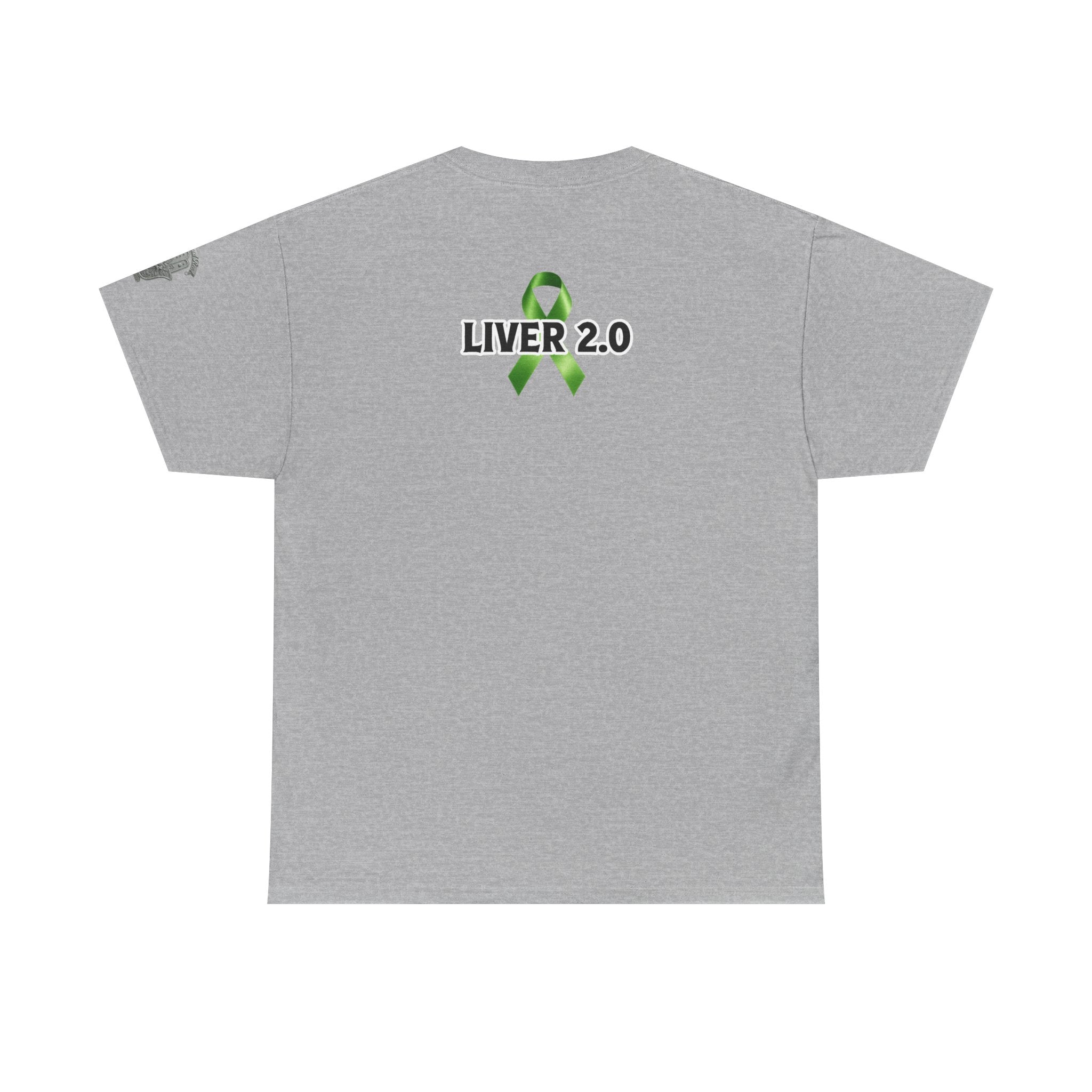 Liver 2.0 Tee — 'Upgraded Version' Green Awareness Ribbon Shirt