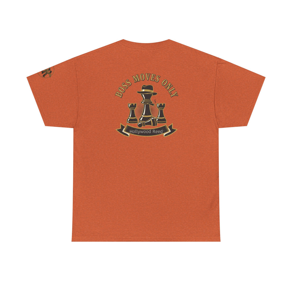 Boss Moves Only Tee — 'Boss Moves Only' Graphic Short-Sleeve T-Shirt for Players & Fans