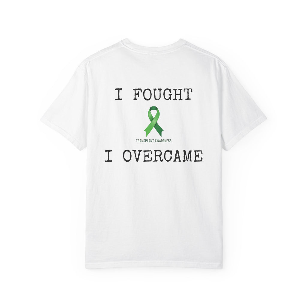 I Fought I Overcame T‑Shirt — Awareness Ribbon Tee