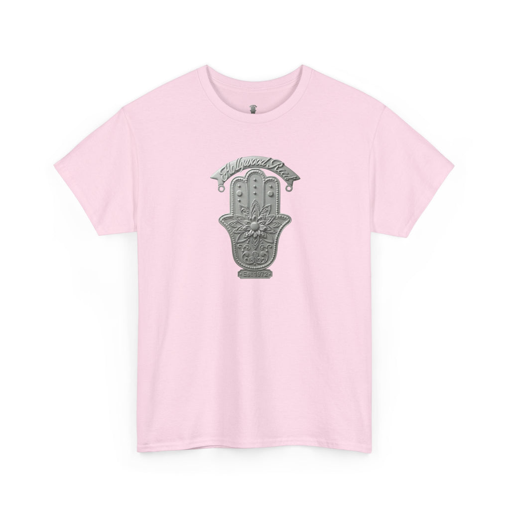 The Hollywood Reed Logo Hamsa Hand Tee — Protective Amulet Graphic T‑Shirt