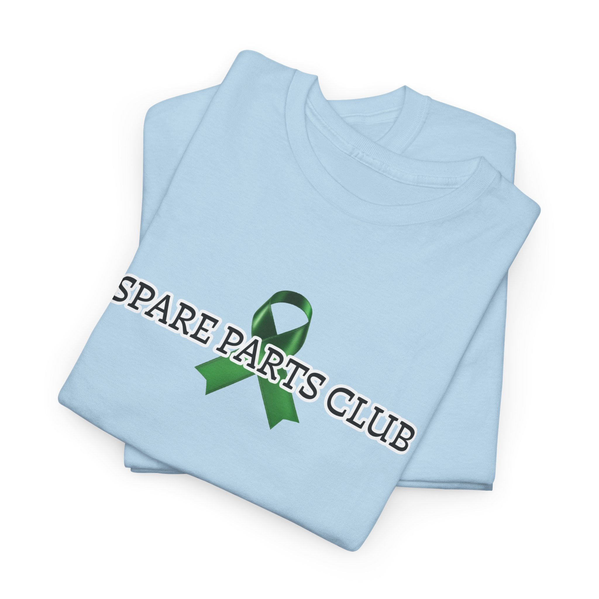Spare Parts Club Tee — Green Ribbon Awareness Graphic T-Shirt