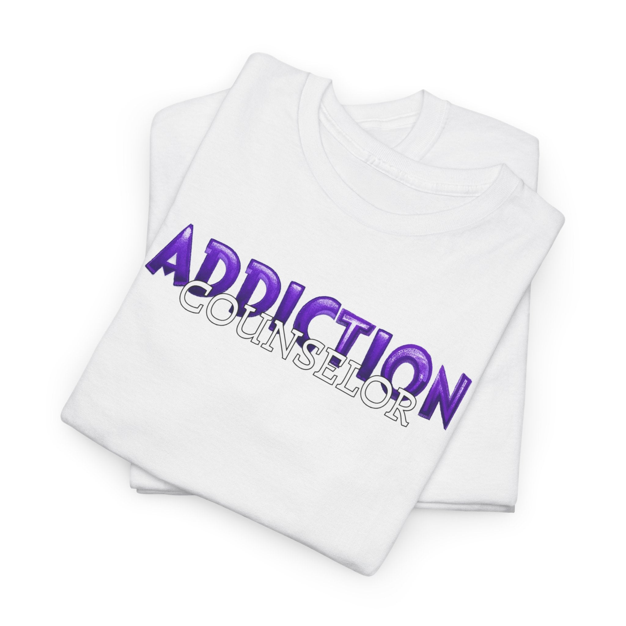 Addiction Counselor— "Progress Not Perfection" Motivational Shirt