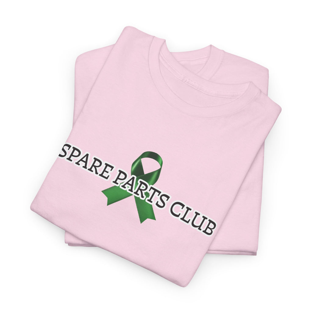 Spare Parts Club Tee — Green Ribbon Awareness Graphic T-Shirt