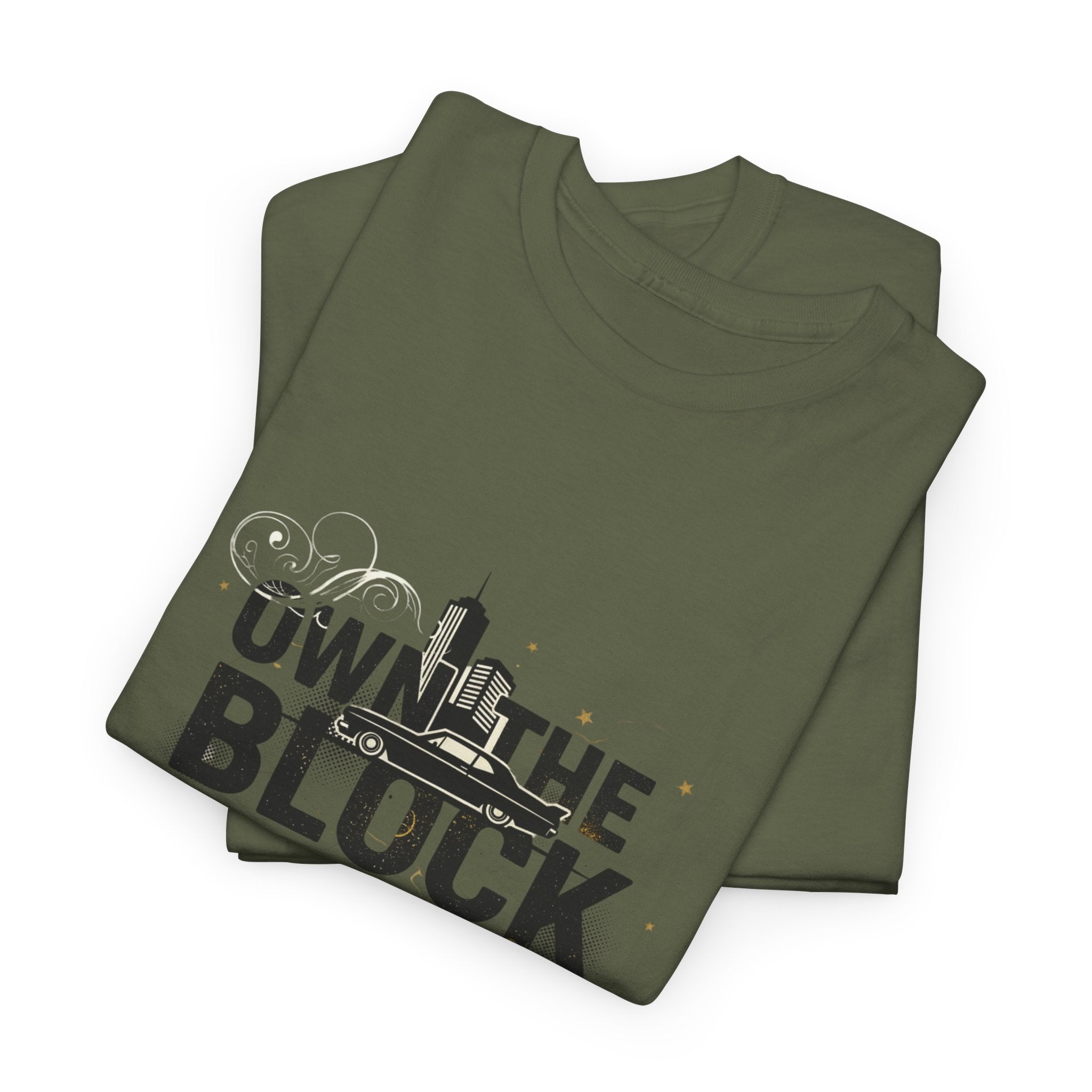 Motivational Tee — “Own the Block, Own Your Future” Graphic T-Shirt