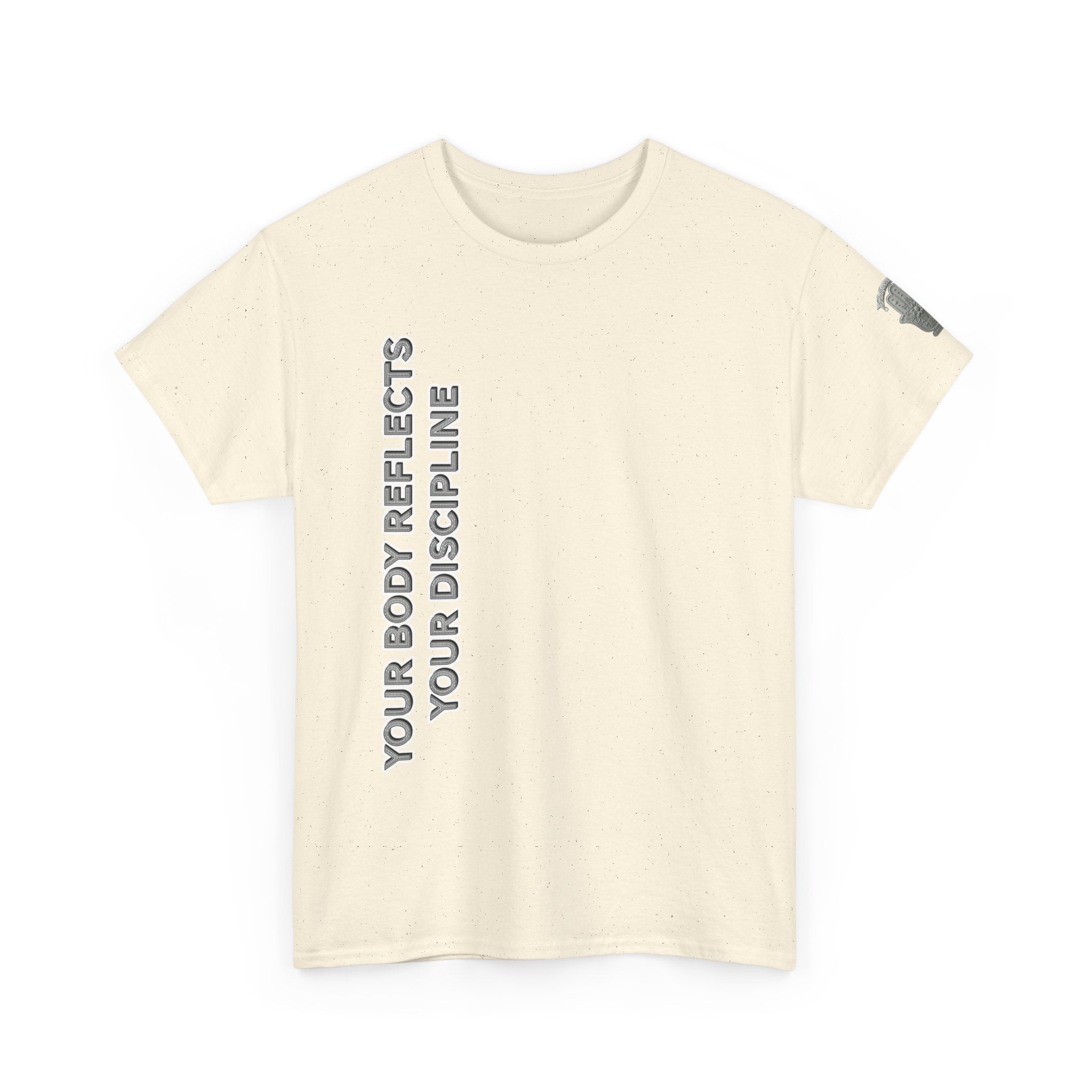 Motivational Fitness Tee — “Your Body Reflects Your Discipline” Training Shirt