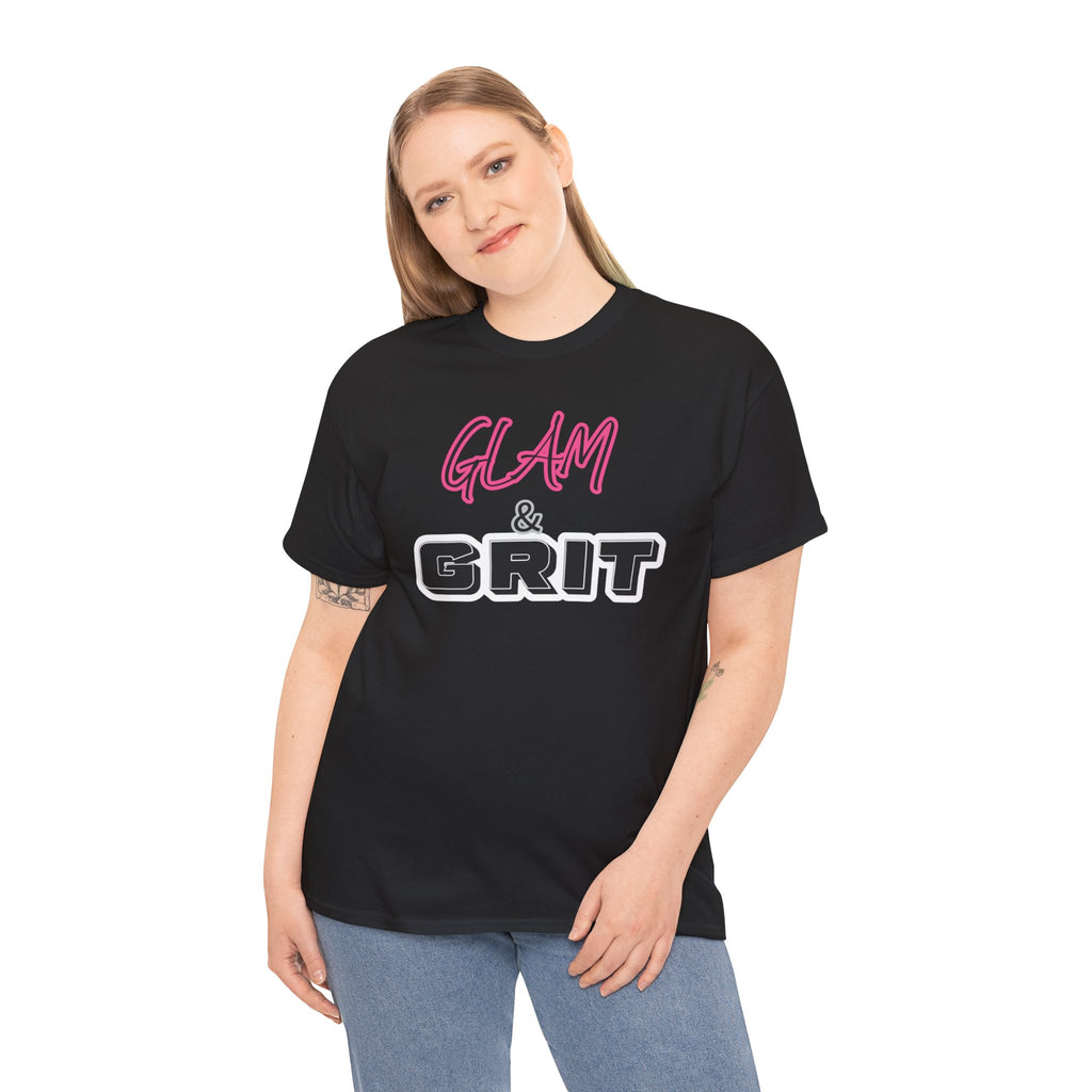 Glam & Grit Tee — Feminine Bold Graphic Shirt