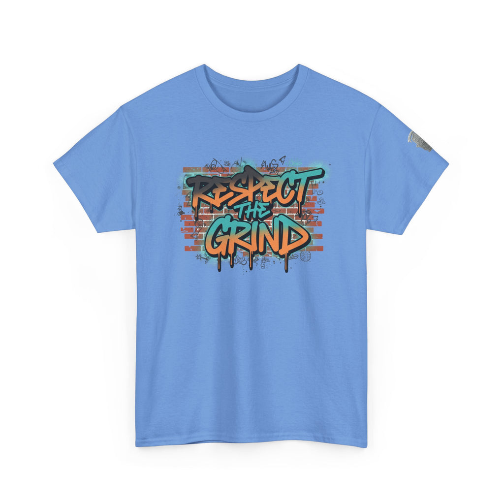 Respect the Grind Graffiti Tee — Urban Motivational Streetwear T‑Shirt