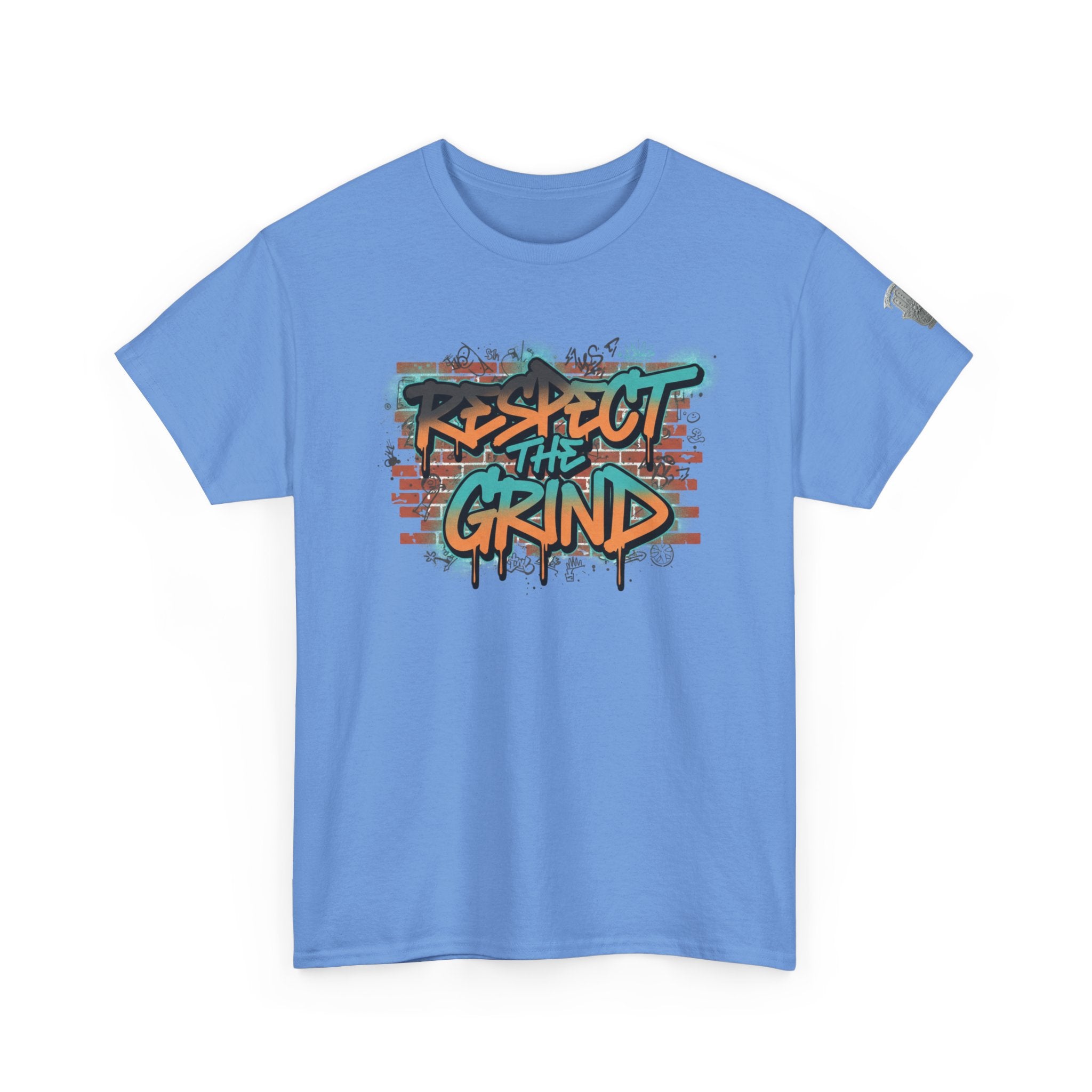 Respect the Grind Graffiti Tee — Urban Motivational Streetwear T‑Shirt