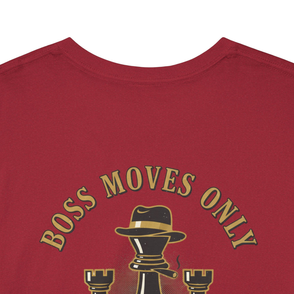 Boss Moves Only Tee — 'Boss Moves Only' Graphic Short-Sleeve T-Shirt for Players & Fans