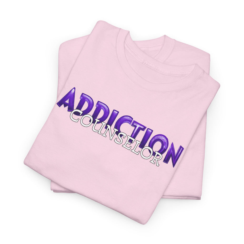 Addiction Counselor— "Progress Not Perfection" Motivational Shirt