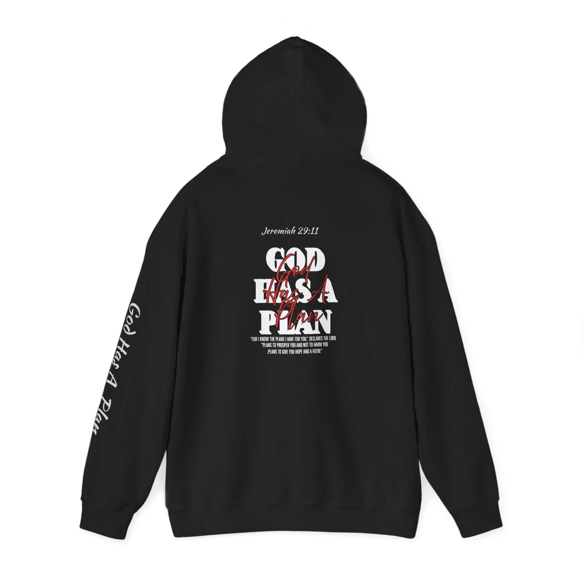 God Has a Plan Hoodie — Inspirational Faith Graphic Pullover
