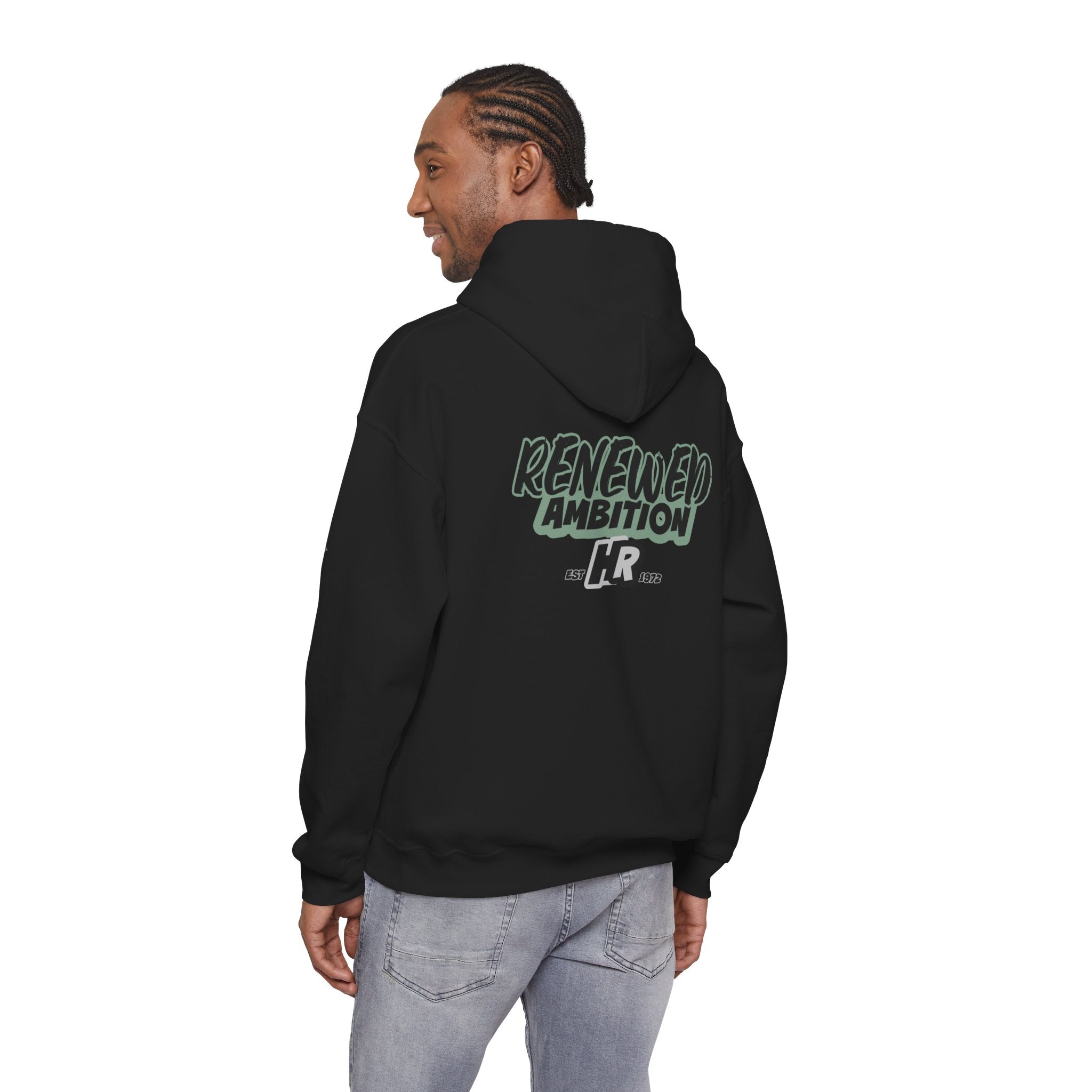 Renewed Ambition HR Hoodie — Sparkle Logo Streetwear Pullover
