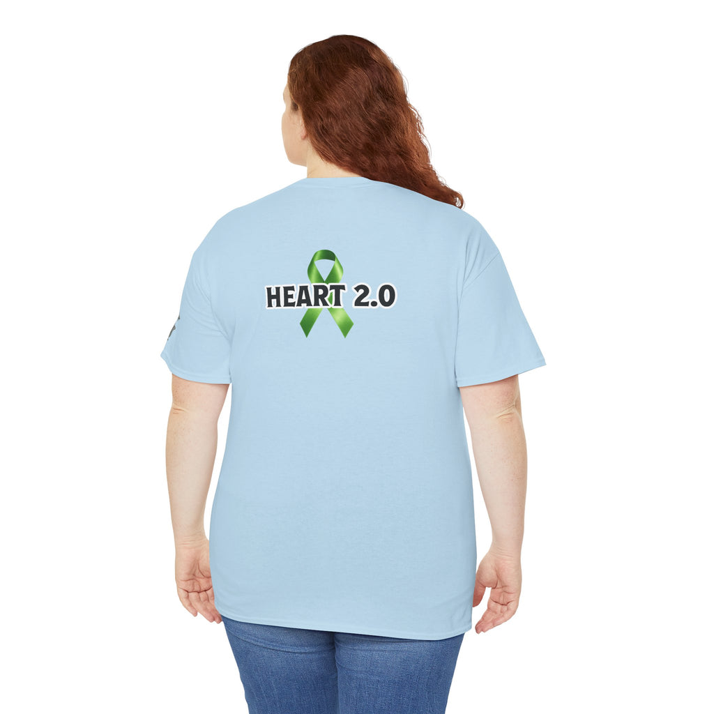 "Upgraded Version / Heart 2.0" Green Ribbon Recovery Tee