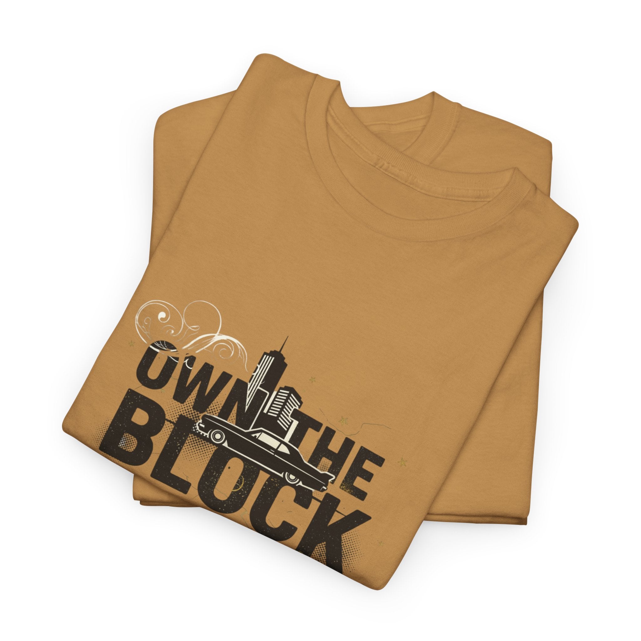 Motivational Tee — “Own the Block, Own Your Future” Graphic T-Shirt