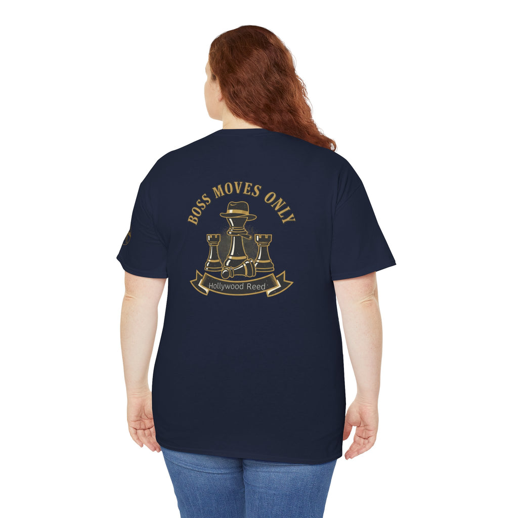 Boss Moves Only Tee — 'Boss Moves Only' Graphic Short-Sleeve T-Shirt for Players & Fans