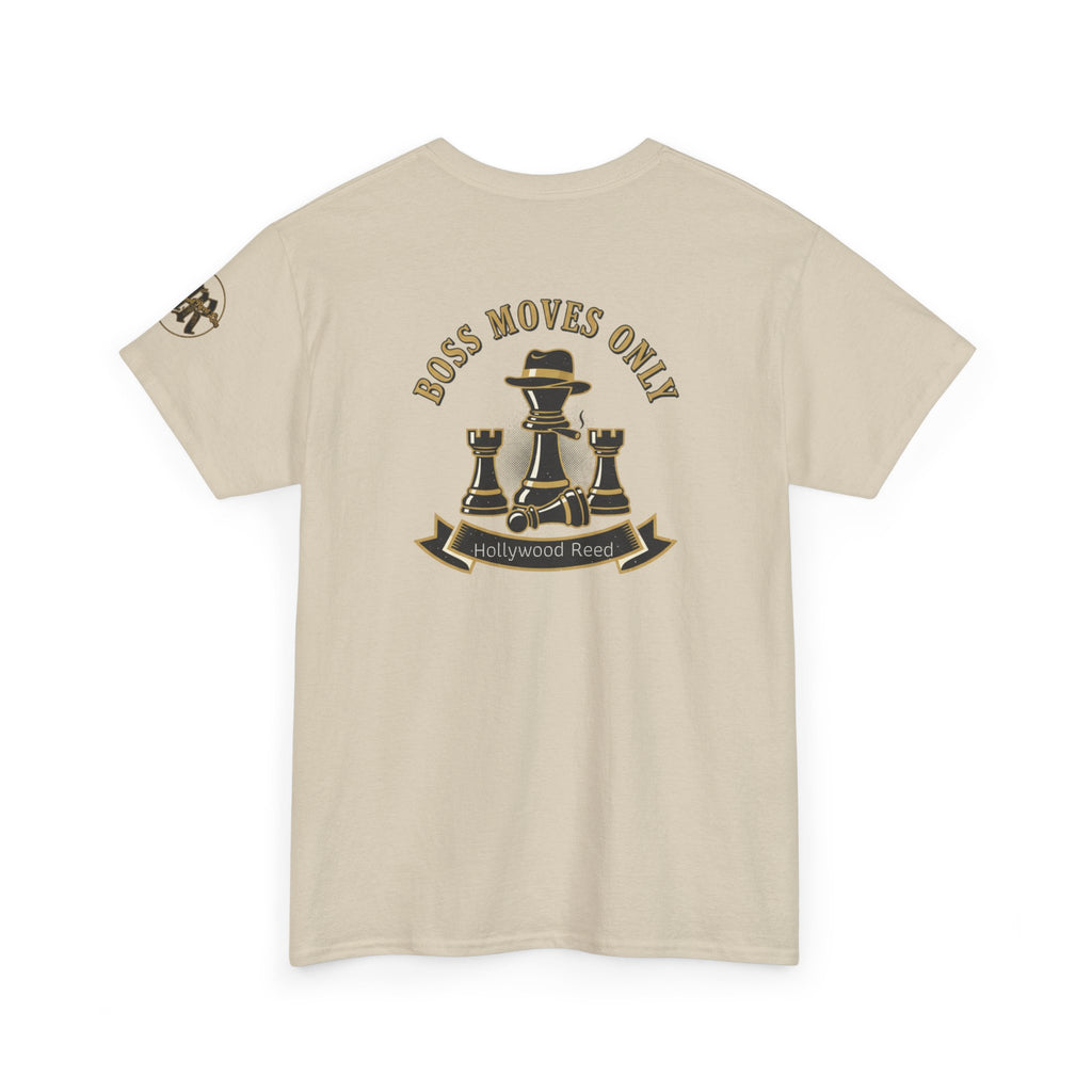 Boss Moves Only Tee — 'Boss Moves Only' Graphic Short-Sleeve T-Shirt for Players & Fans