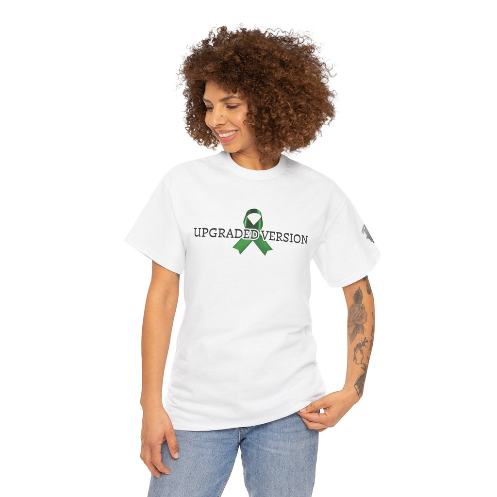 Liver 2.0 Tee — 'Upgraded Version' Green Awareness Ribbon Shirt