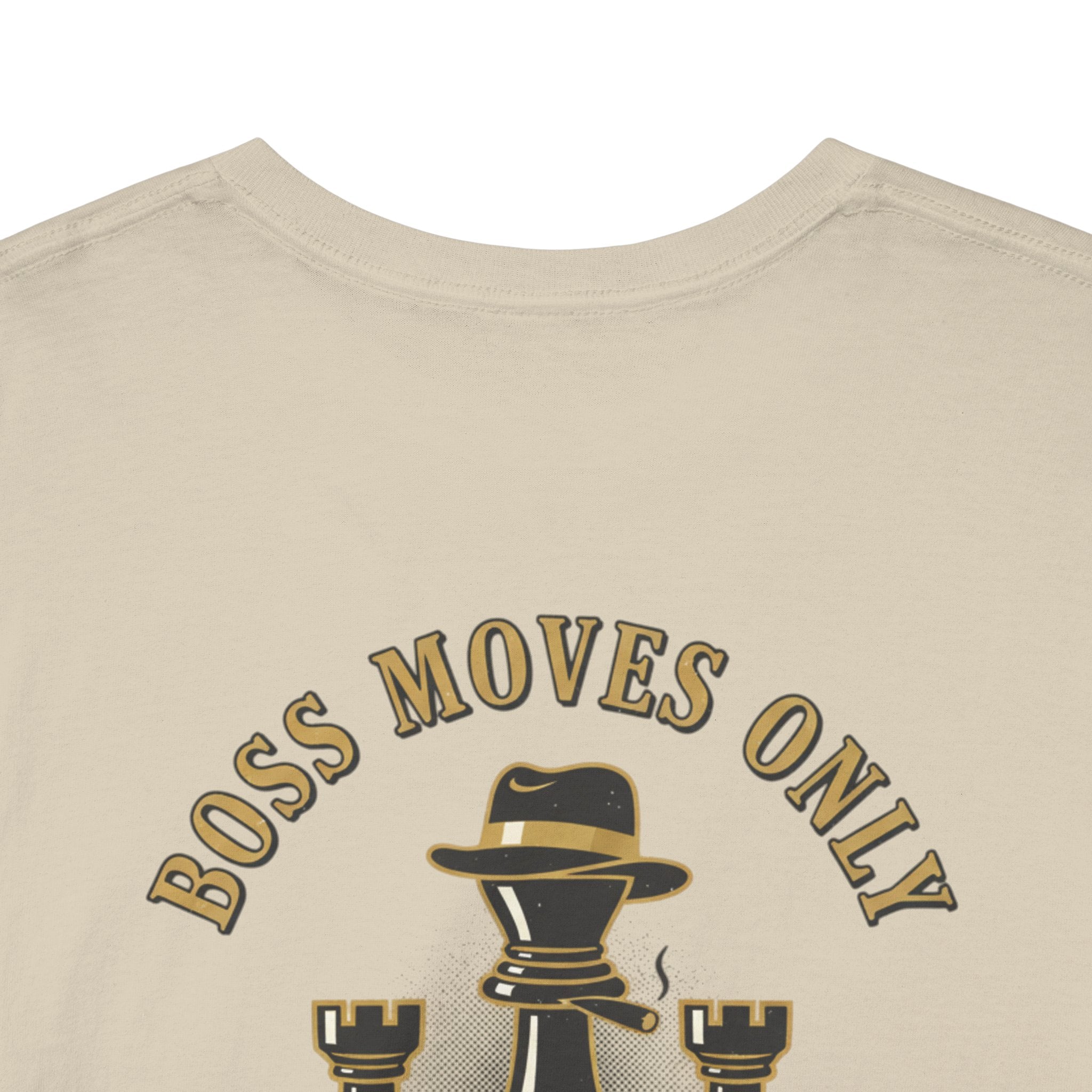 Boss Moves Only Tee — 'Boss Moves Only' Graphic Short-Sleeve T-Shirt for Players & Fans