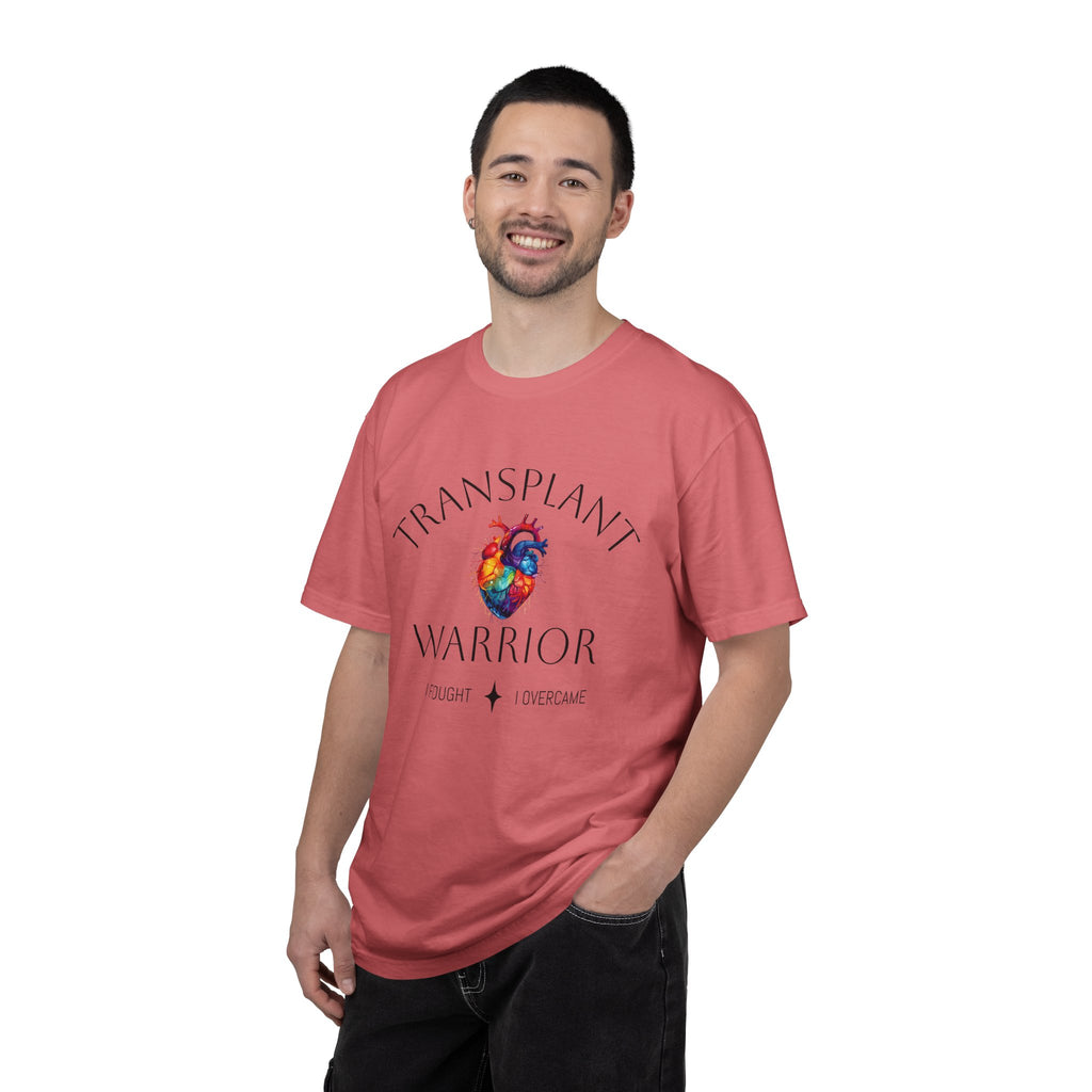 Transplant Warrior T-Shirt — I Fought, I Overcame Medical Survivor Tee