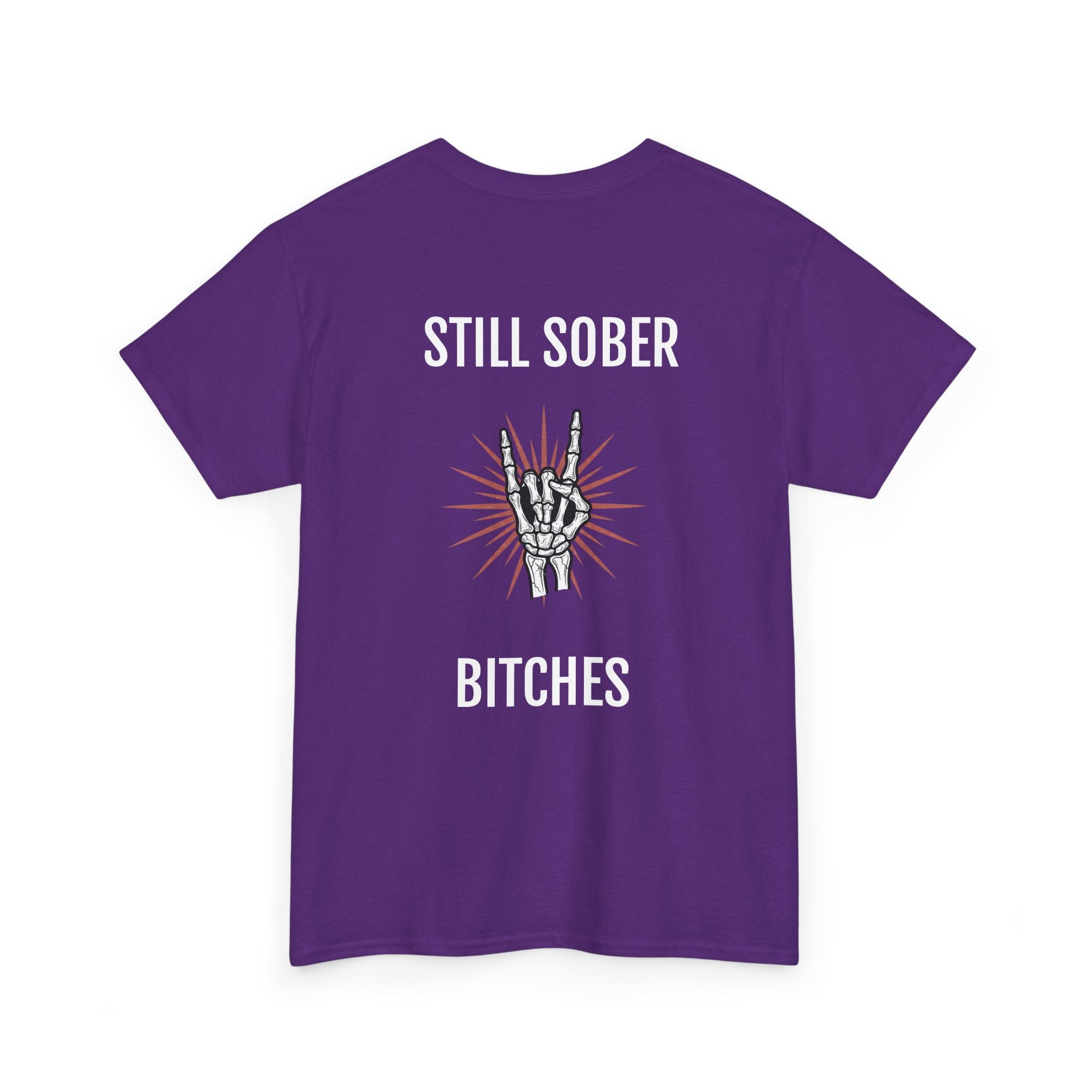 Sober Pride Tee — "Proud to Be Sober and Letting Bitches Know"