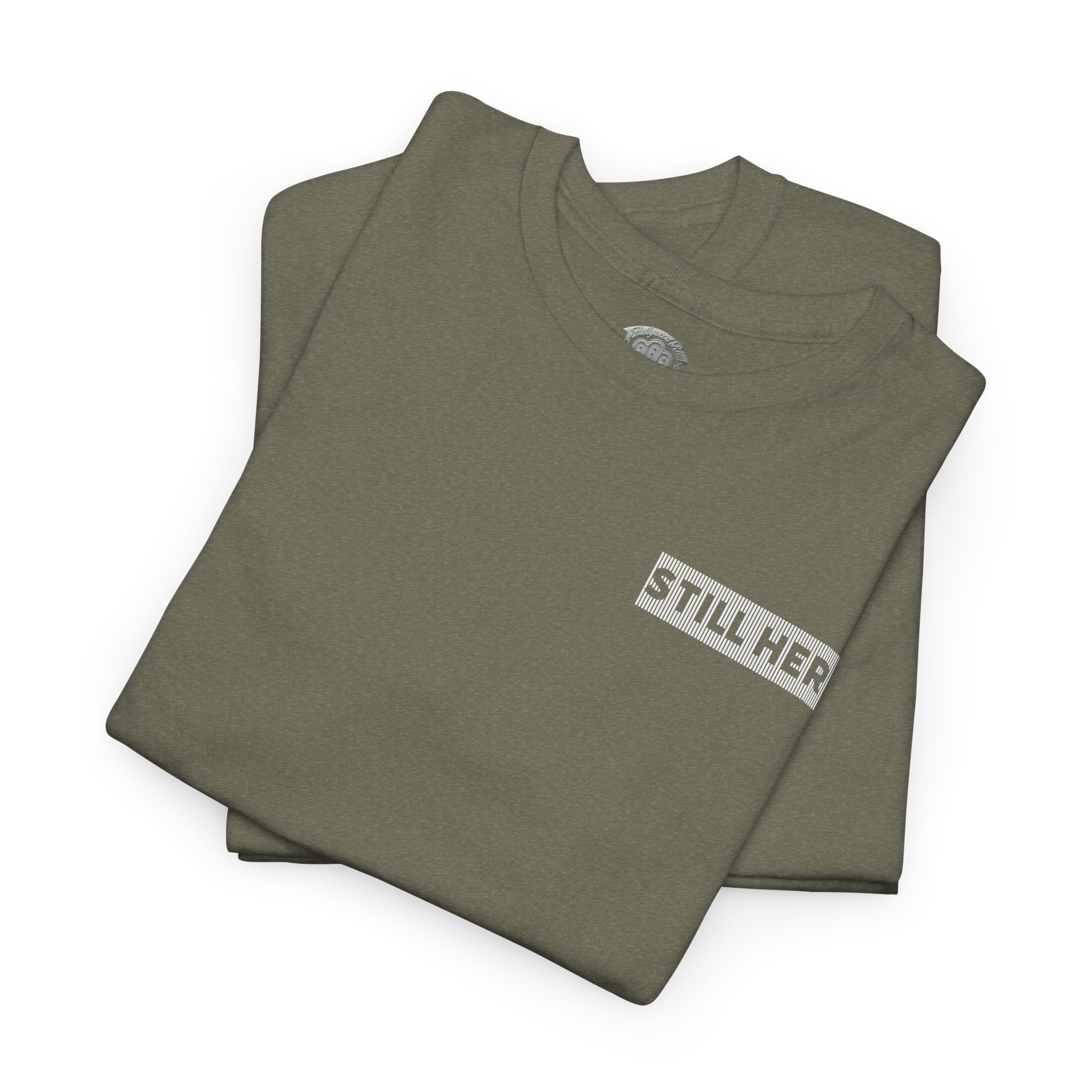 Still Here Tee- Motivational Tshirt by Recovery Cartel