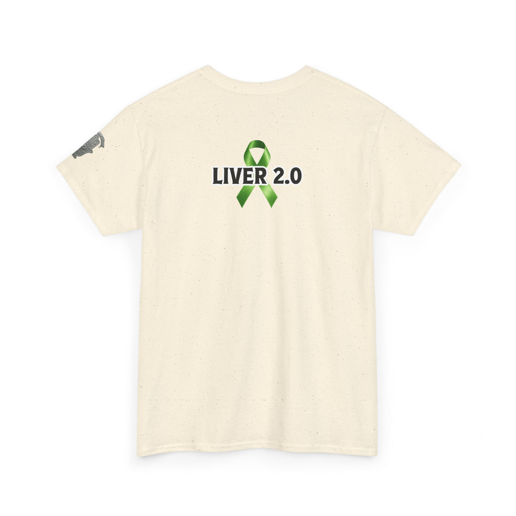 Liver 2.0 Tee — 'Upgraded Version' Green Awareness Ribbon Shirt