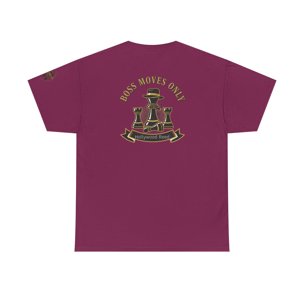 Boss Moves Only Tee — 'Boss Moves Only' Graphic Short-Sleeve T-Shirt for Players & Fans