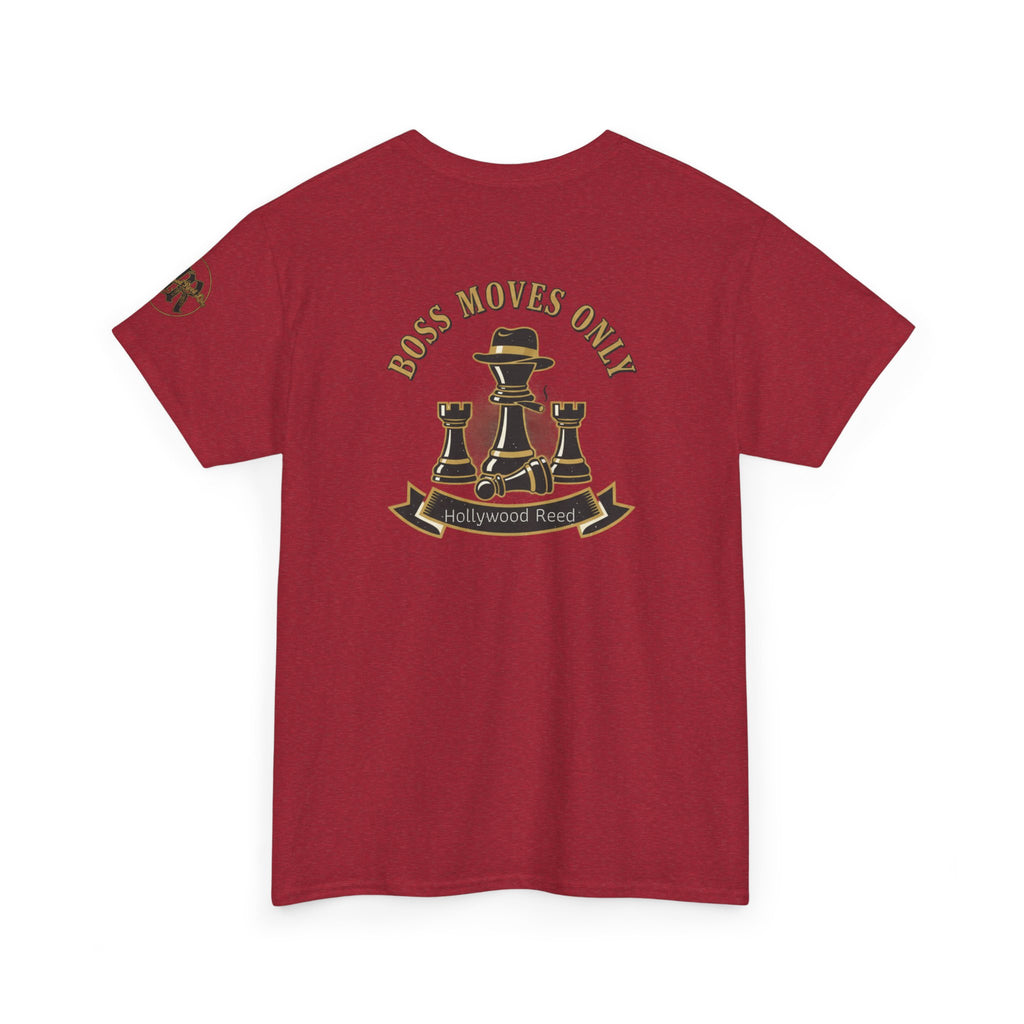Boss Moves Only Tee — 'Boss Moves Only' Graphic Short-Sleeve T-Shirt for Players & Fans