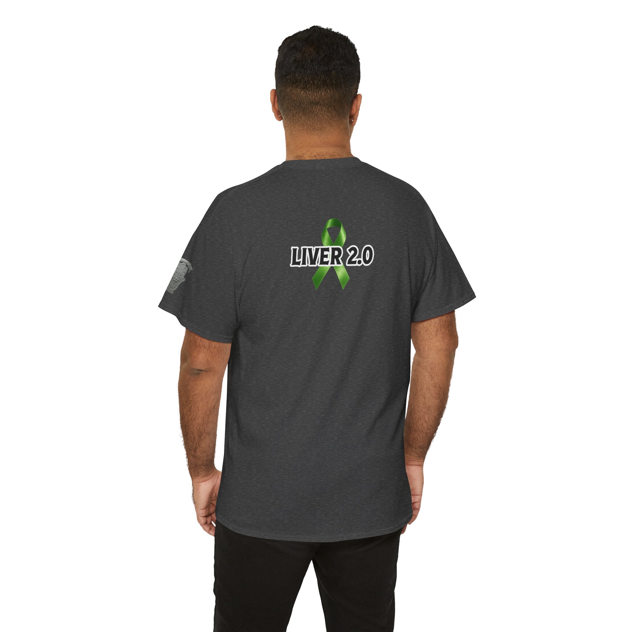Liver 2.0 Tee — 'Upgraded Version' Green Awareness Ribbon Shirt