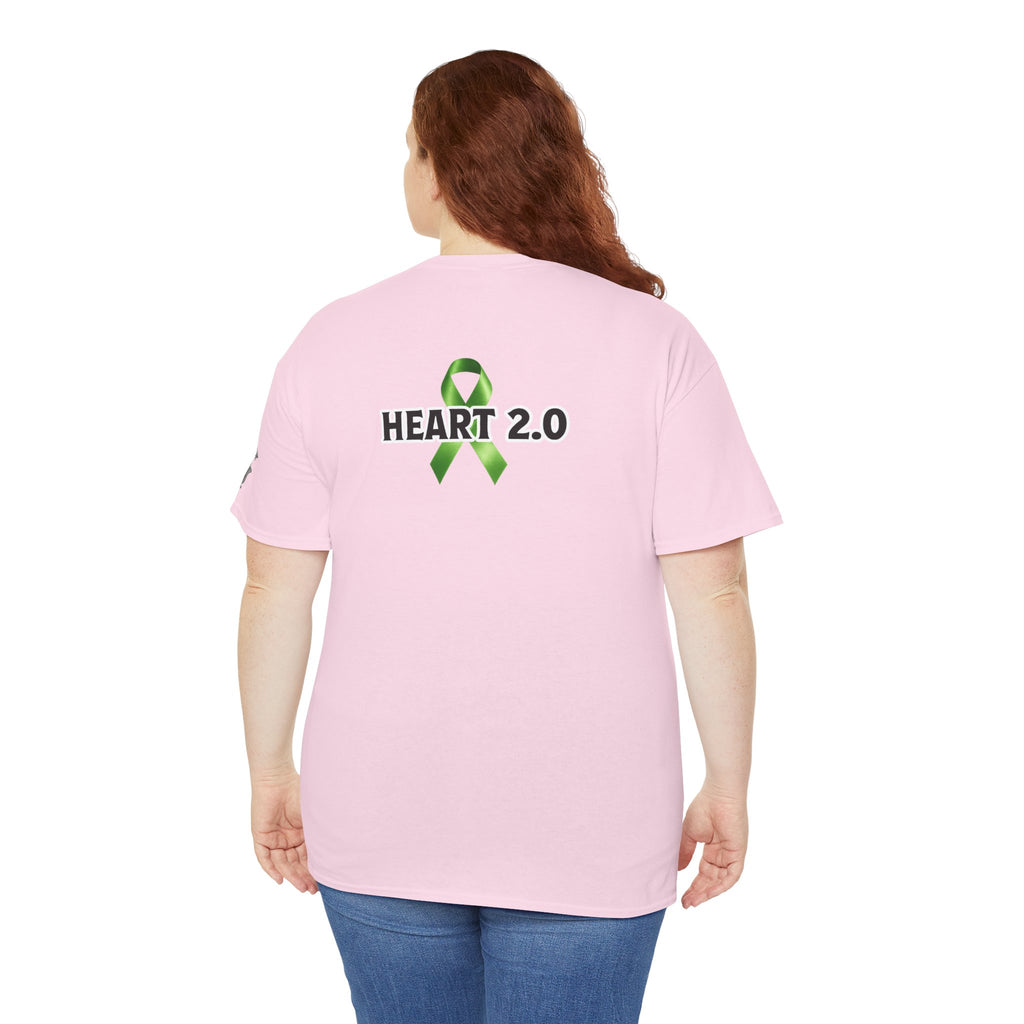 "Upgraded Version / Heart 2.0" Green Ribbon Recovery Tee