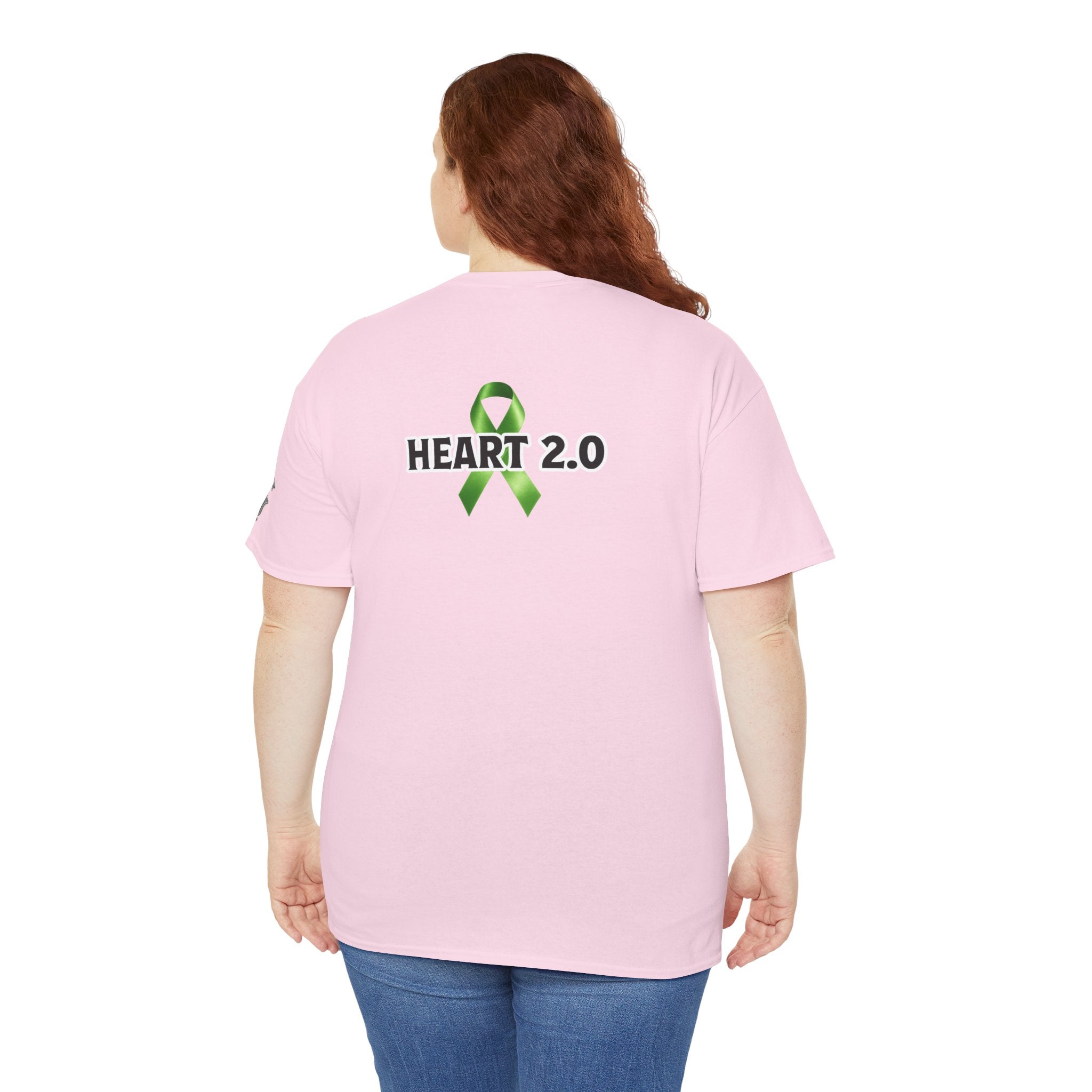 "Upgraded Version / Heart 2.0" Green Ribbon Recovery Tee